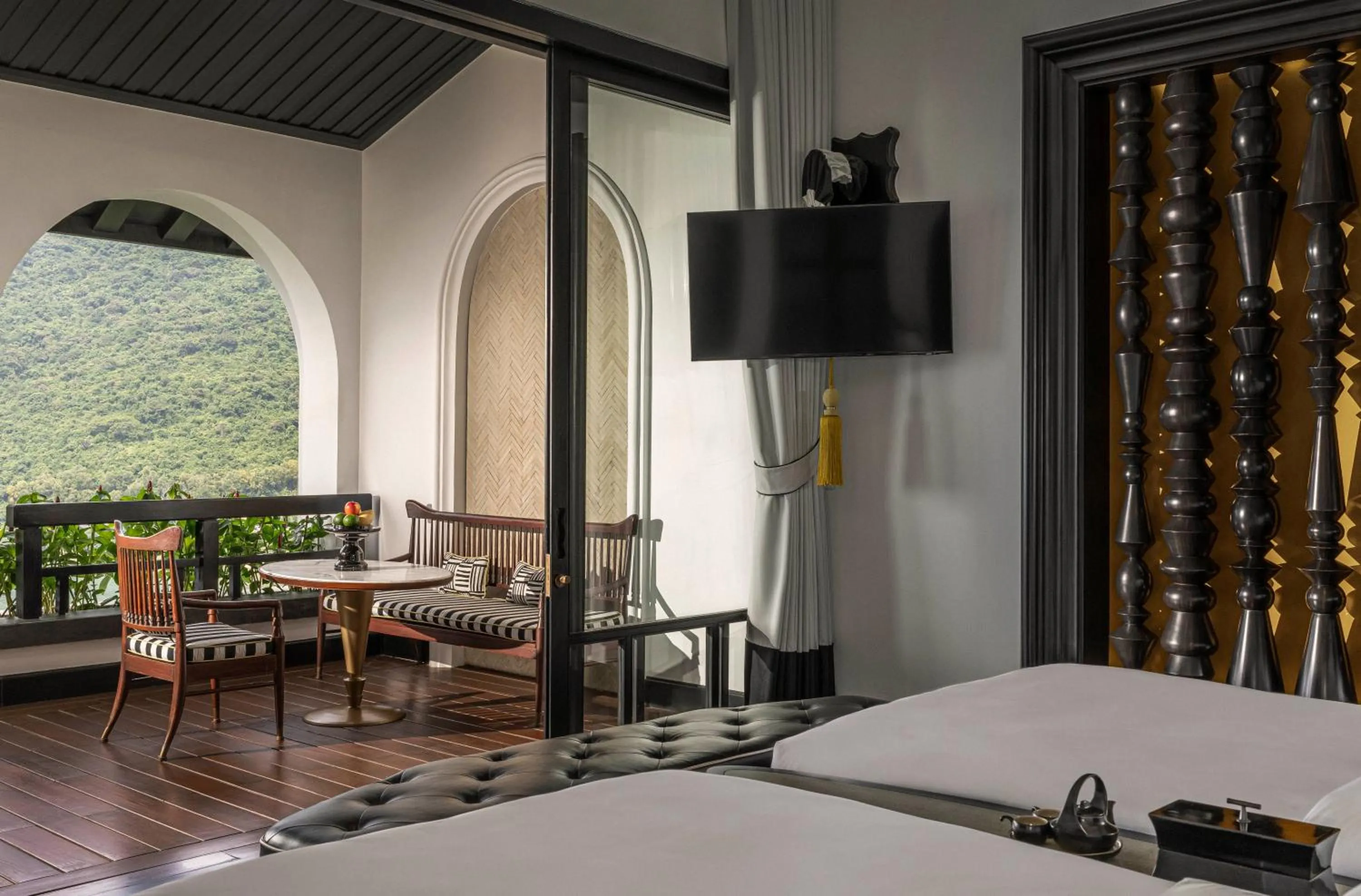 View (from property/room), Bed in InterContinental Danang Sun Peninsula Resort by IHG