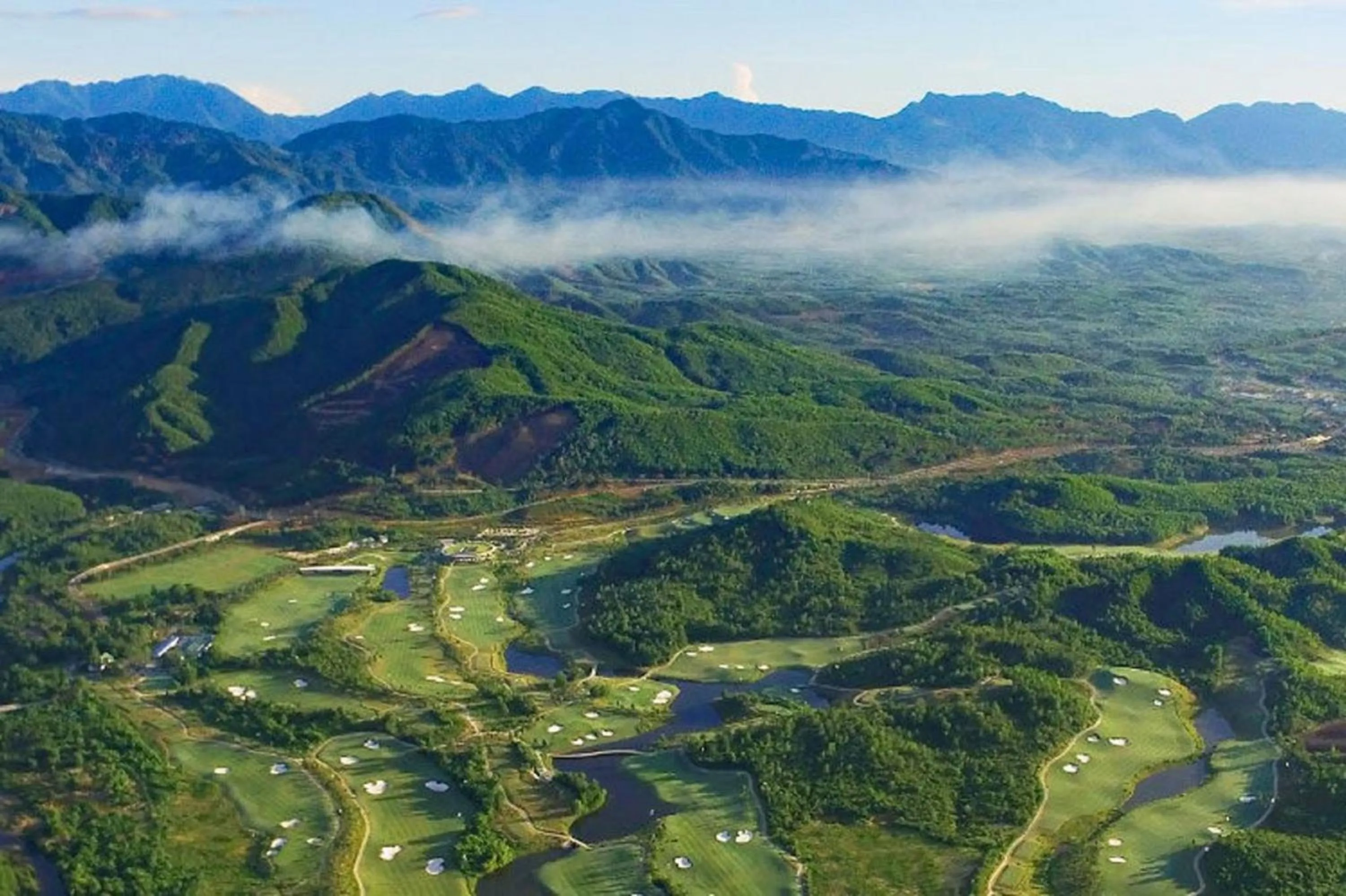 Golfcourse in InterContinental Danang Sun Peninsula Resort by IHG