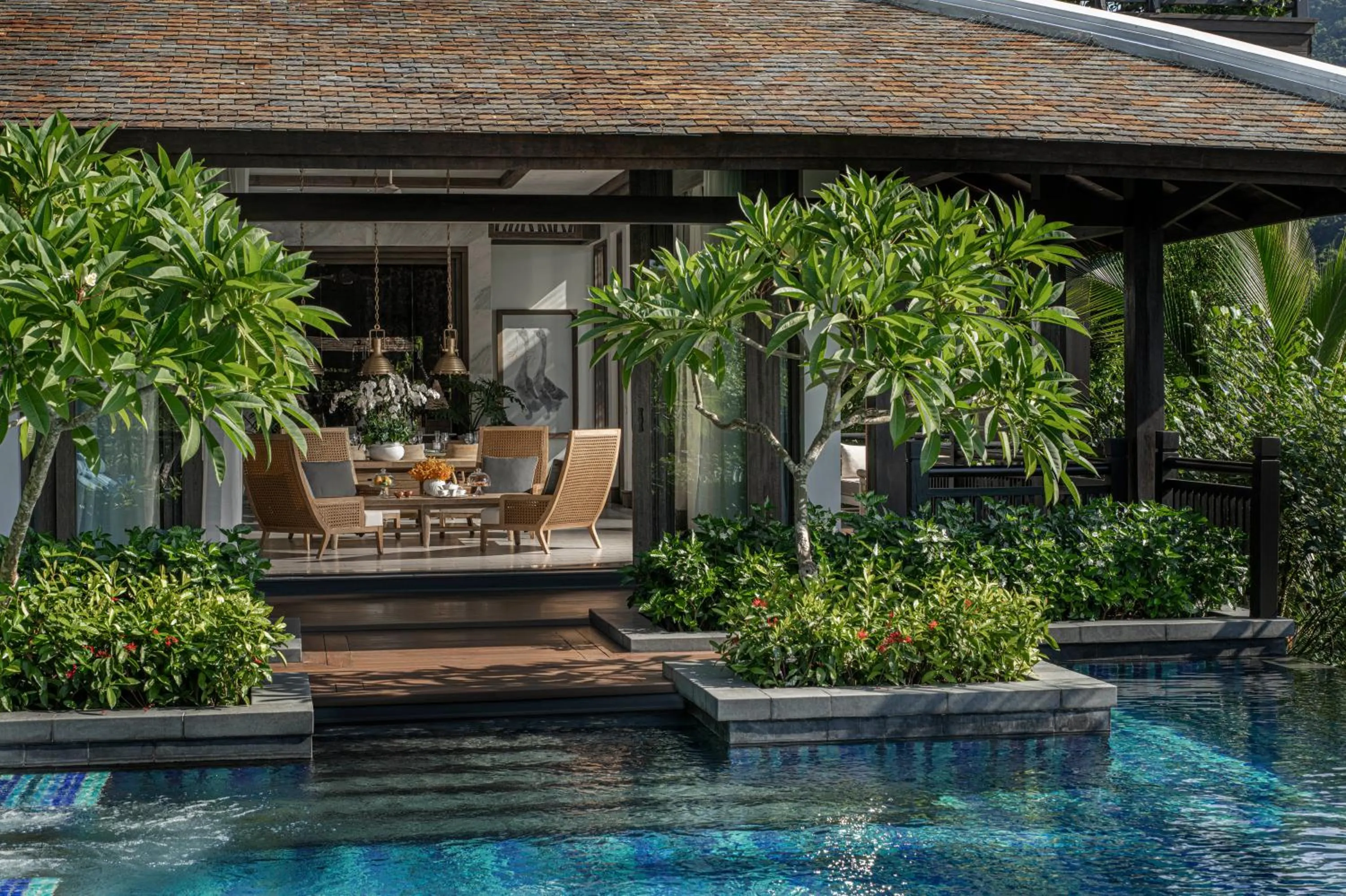 Patio in InterContinental Danang Sun Peninsula Resort by IHG