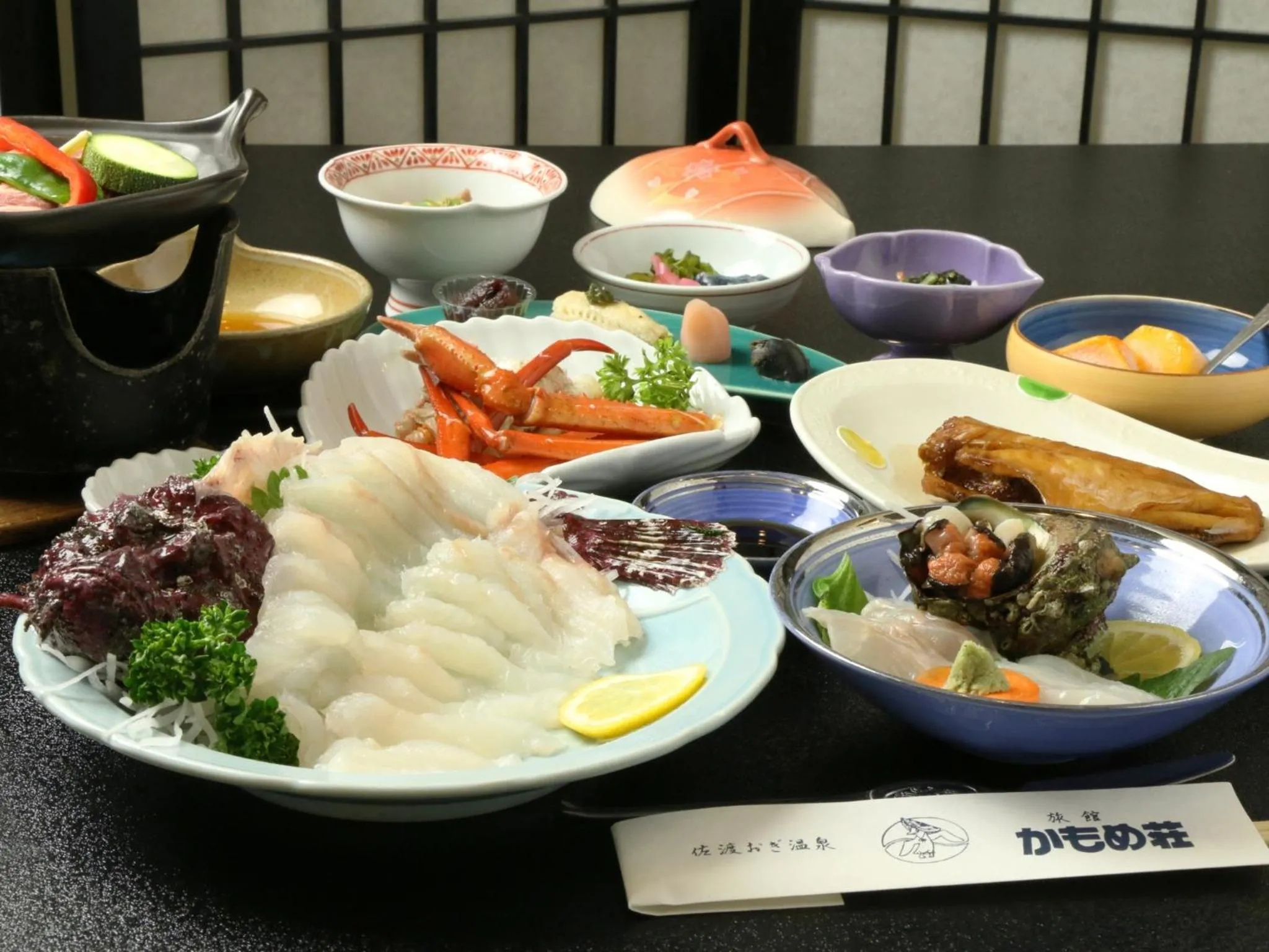 Dinner in Ryokan Kamomeso