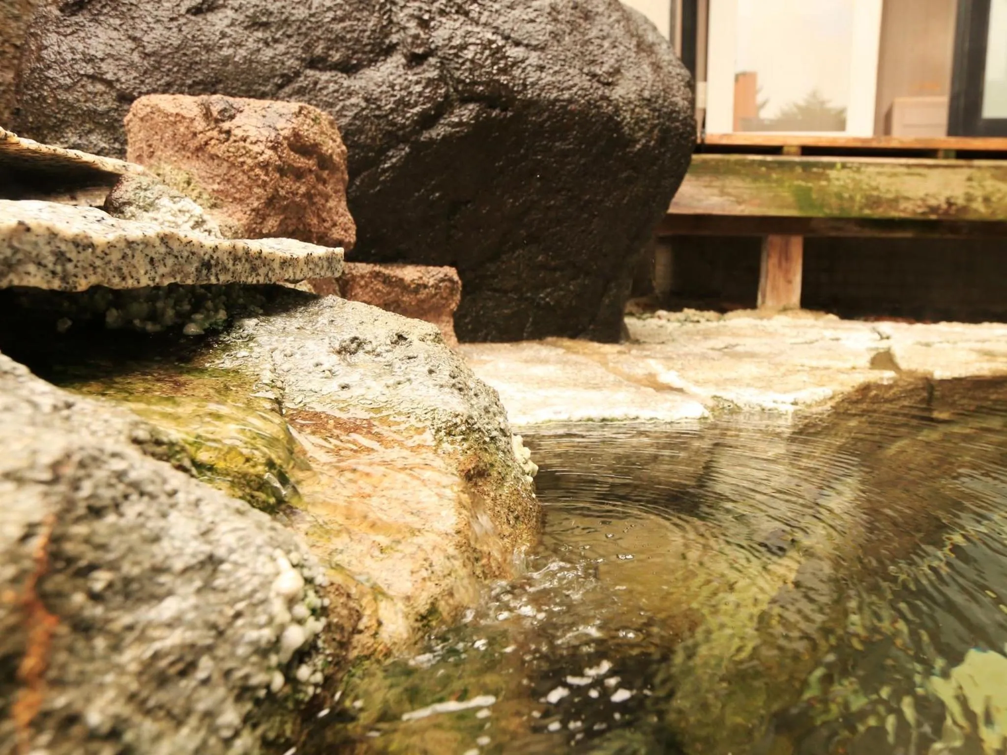 Open Air Bath in Ryokan Kamomeso