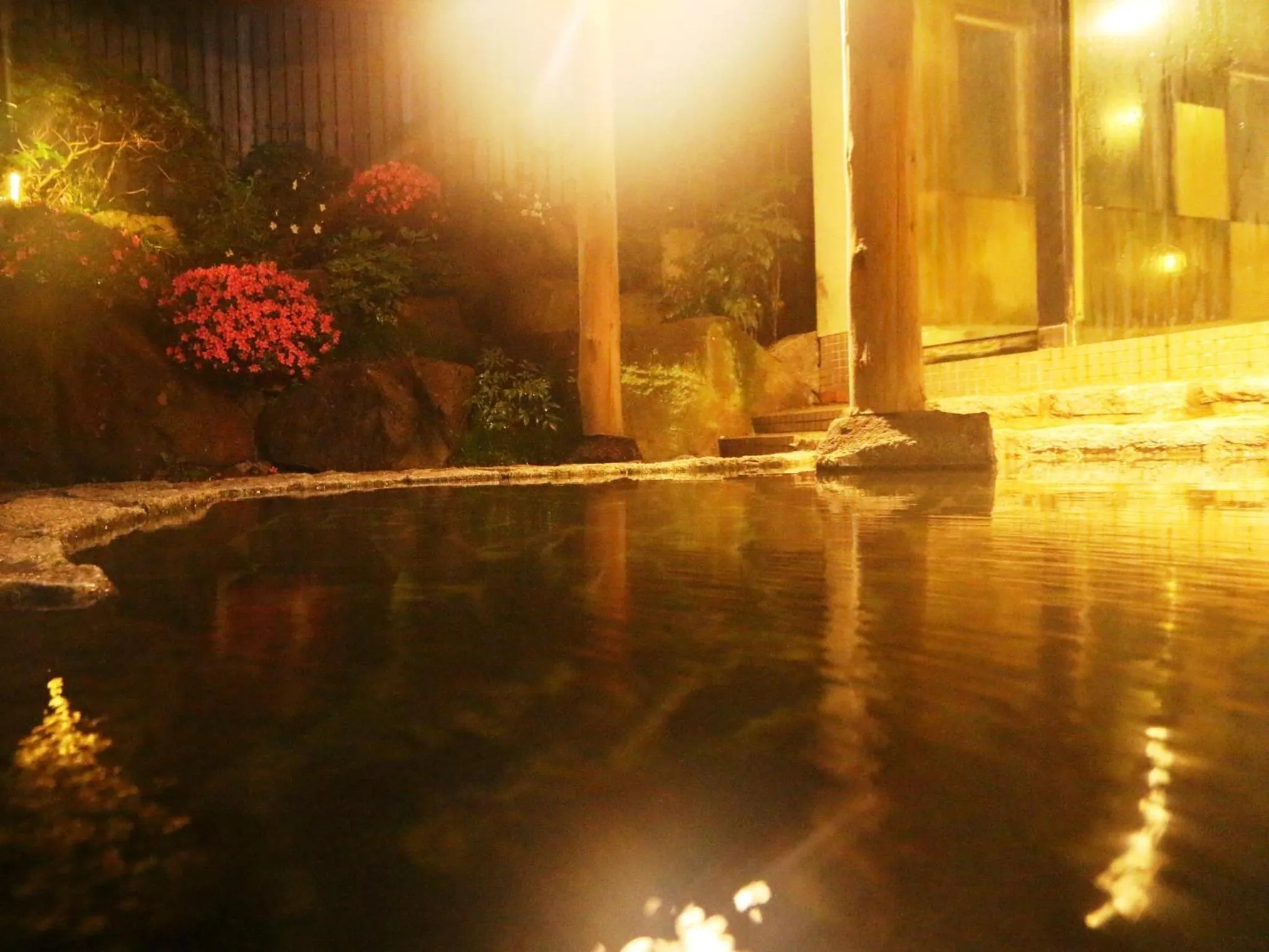 Open Air Bath in Ryokan Kamomeso