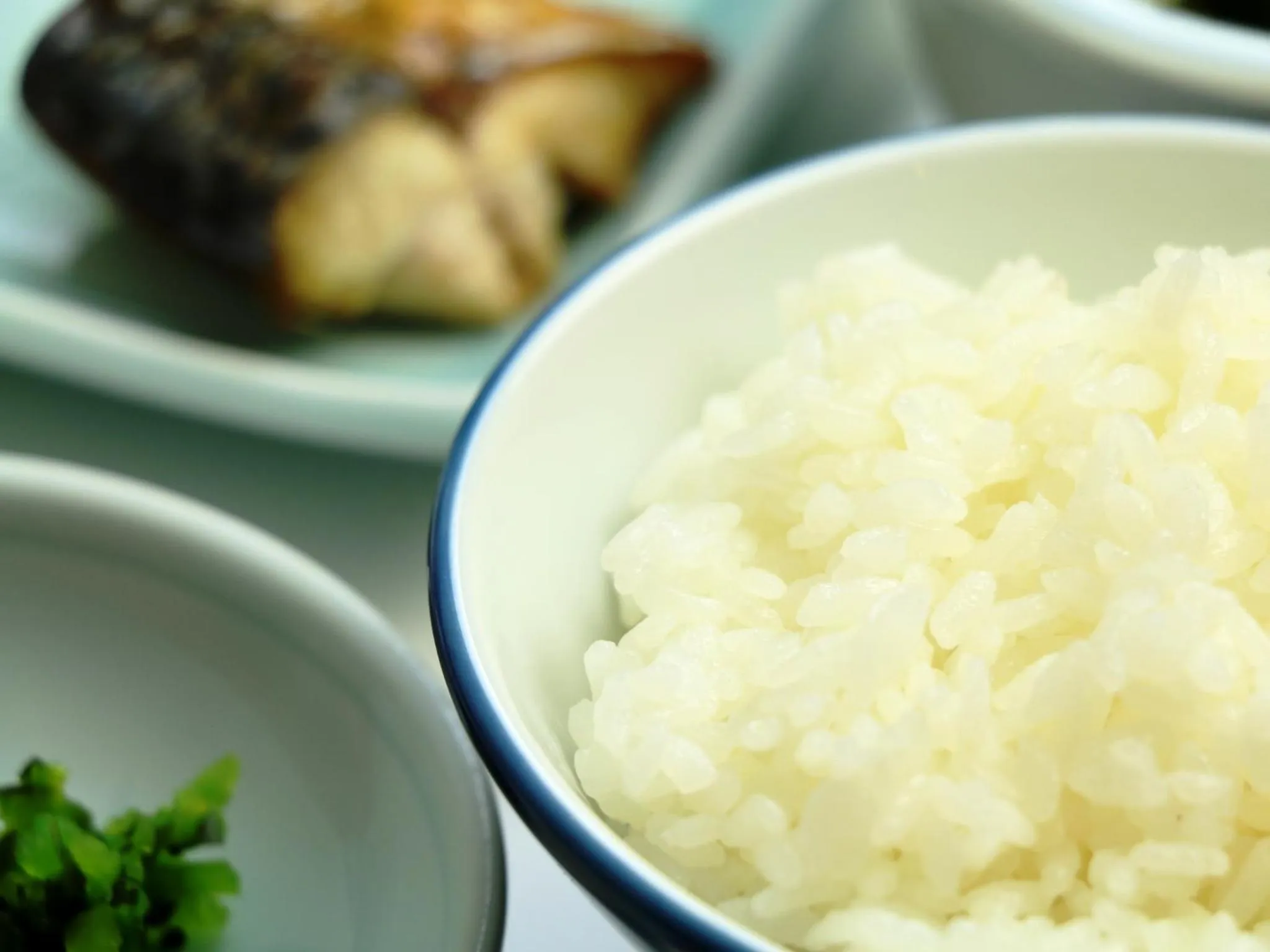 Asian breakfast in Ryokan Kamomeso