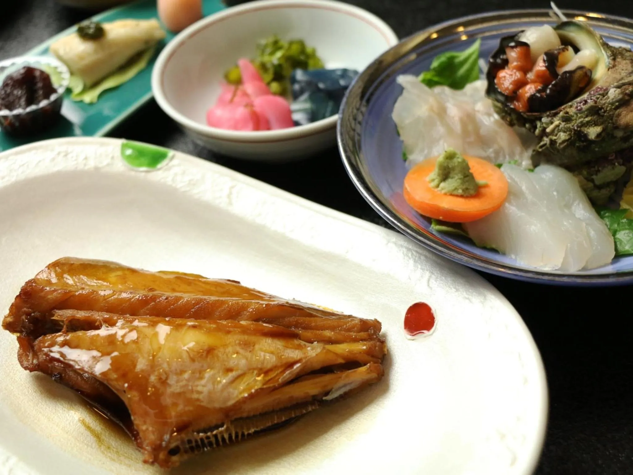 Dinner in Ryokan Kamomeso