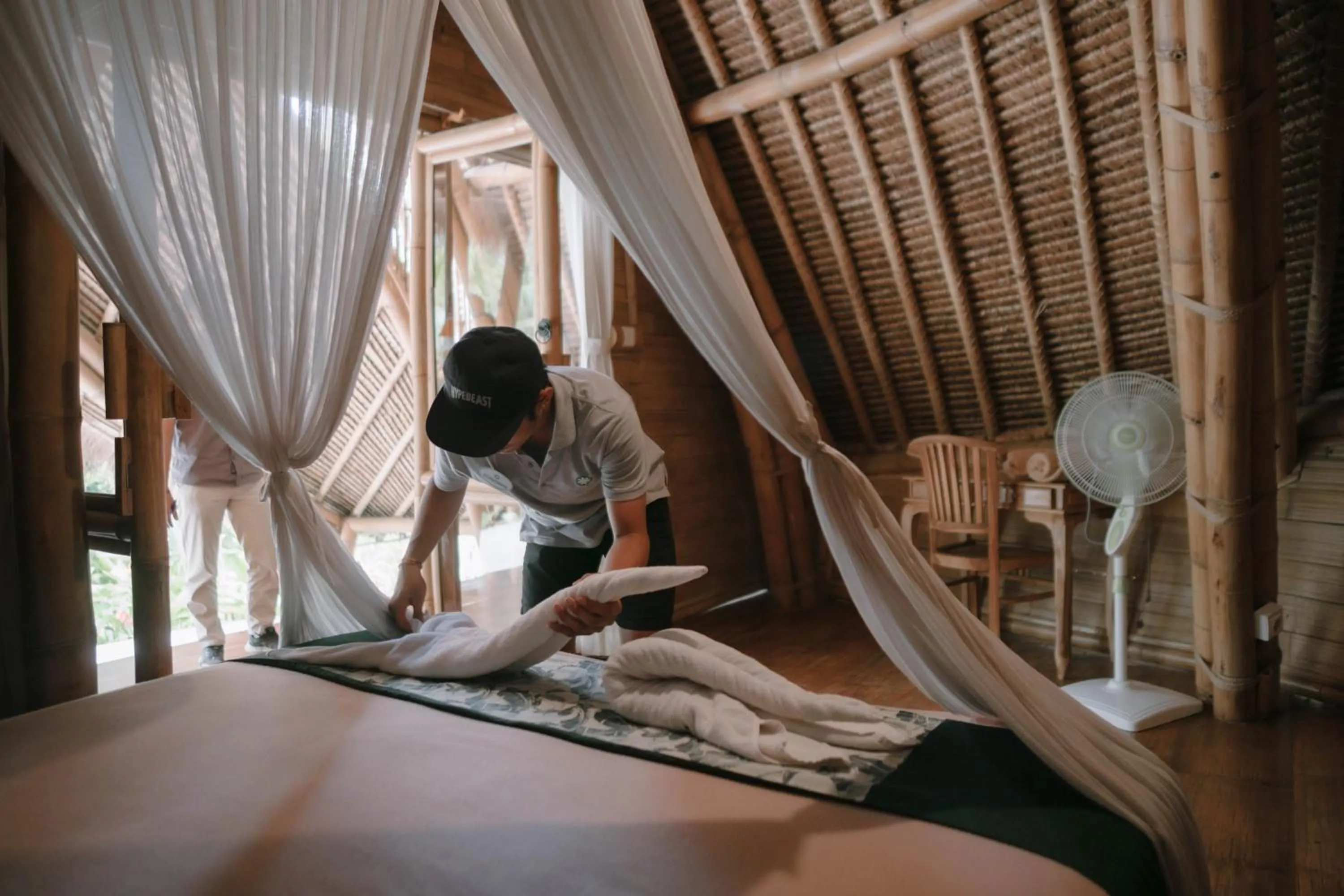 Bed in Sun Sang Eco Retreats