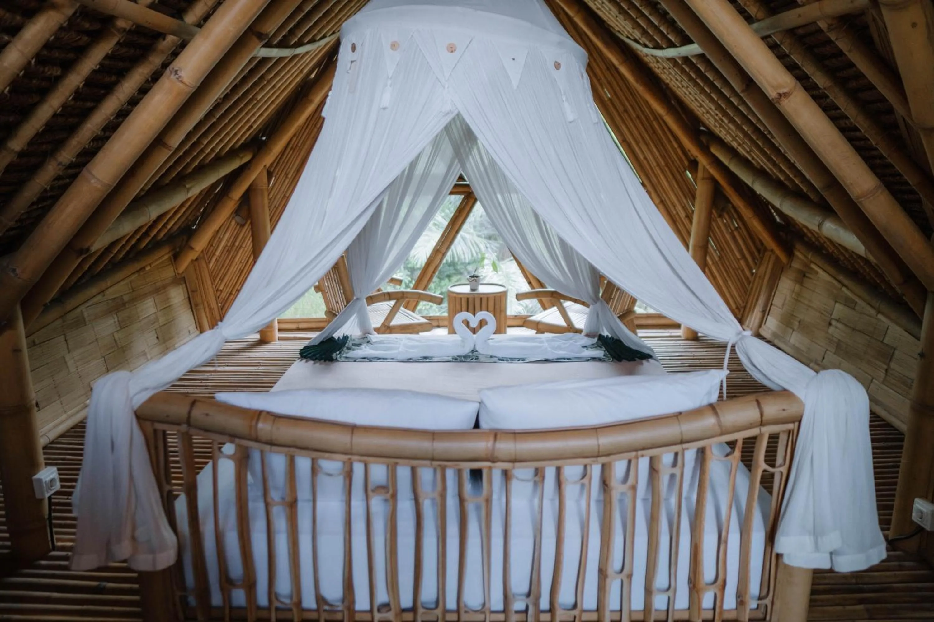 Bed in Sun Sang Eco Retreats