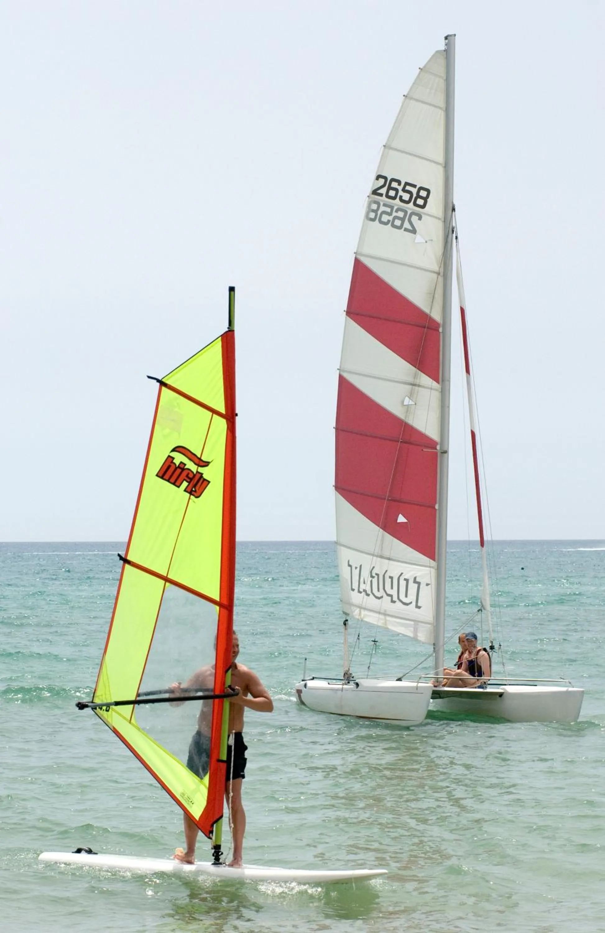 Windsurfing in Royal Tulip Taj Sultan