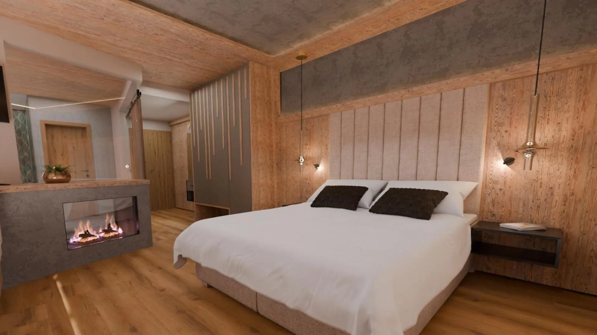 Bedroom, Bed in Hotel B&B Feldmessner