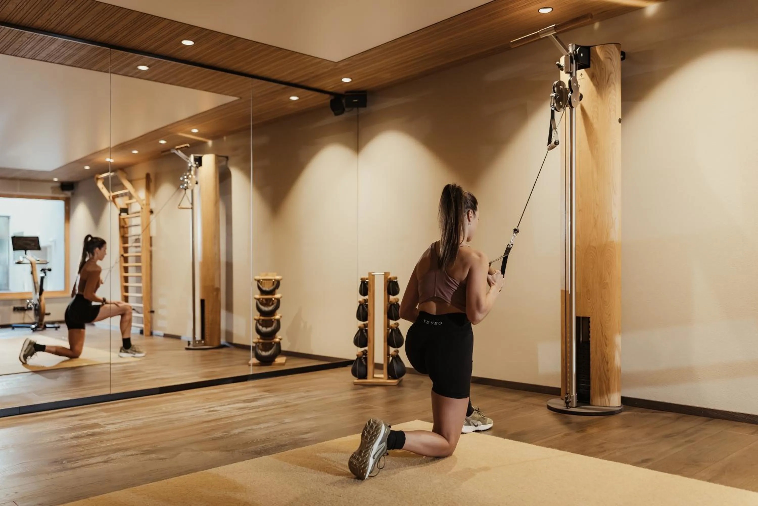 Fitness centre/facilities in Hotel B&B Feldmessner