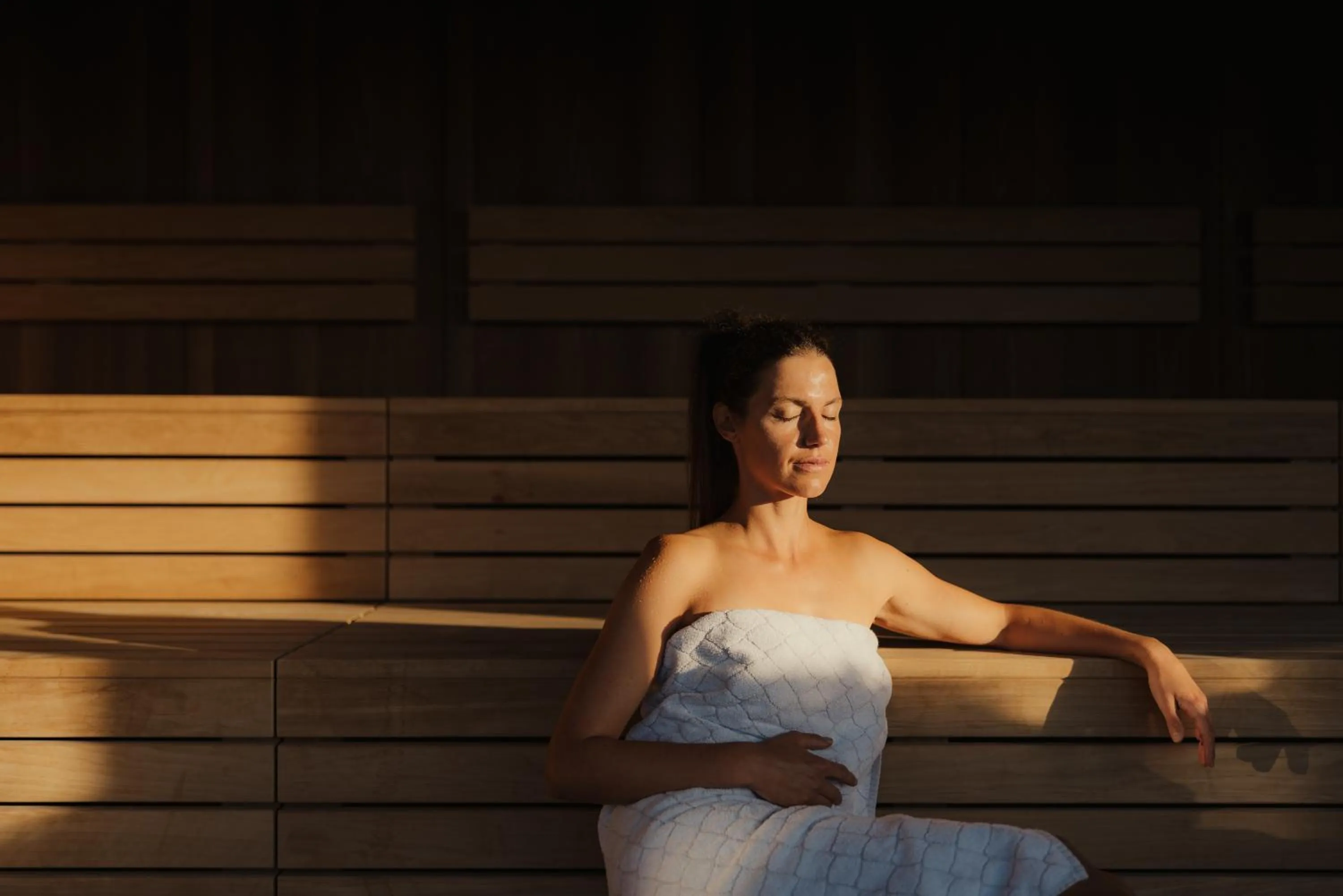 Sauna in Hotel B&B Feldmessner