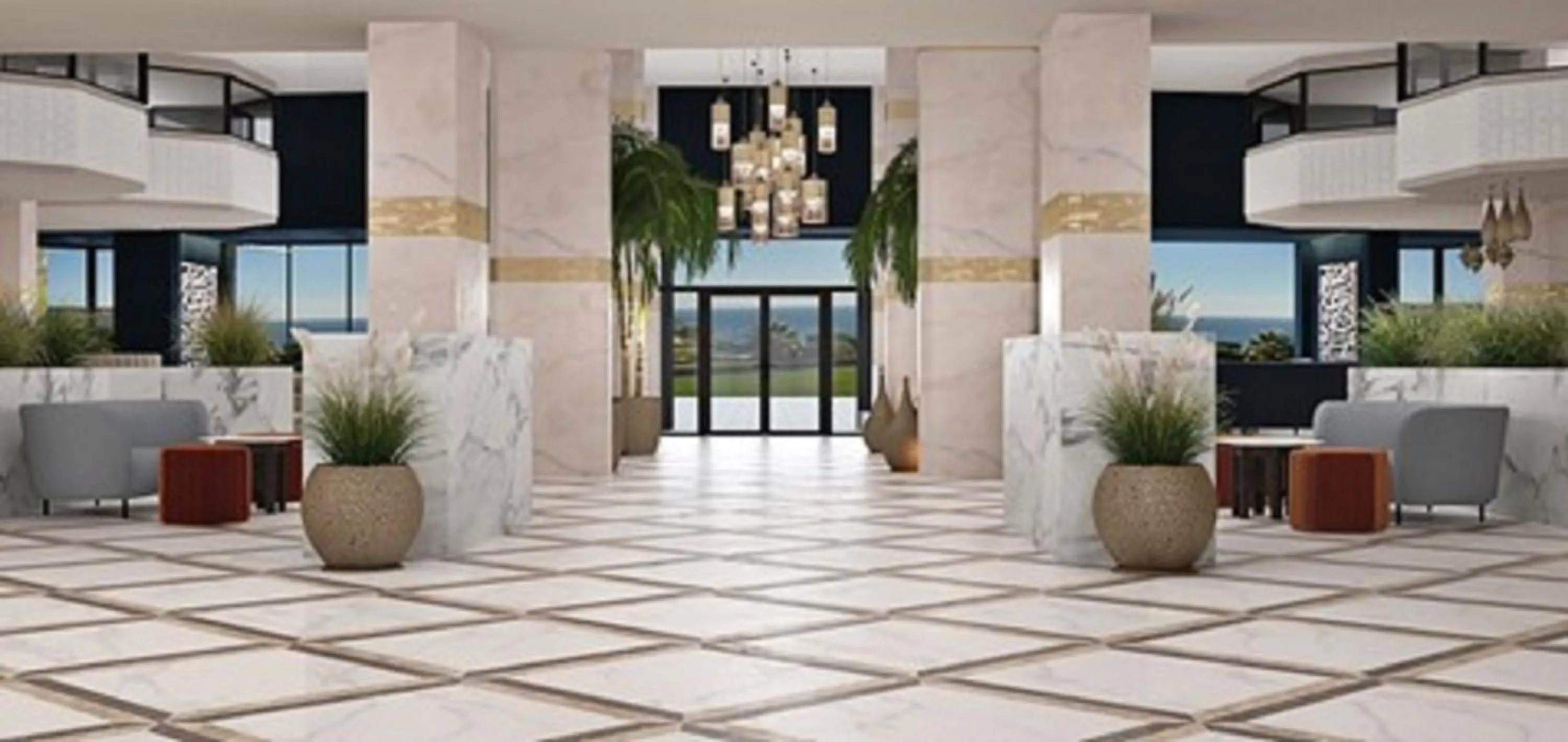 Seating area in Helya Beach Resort