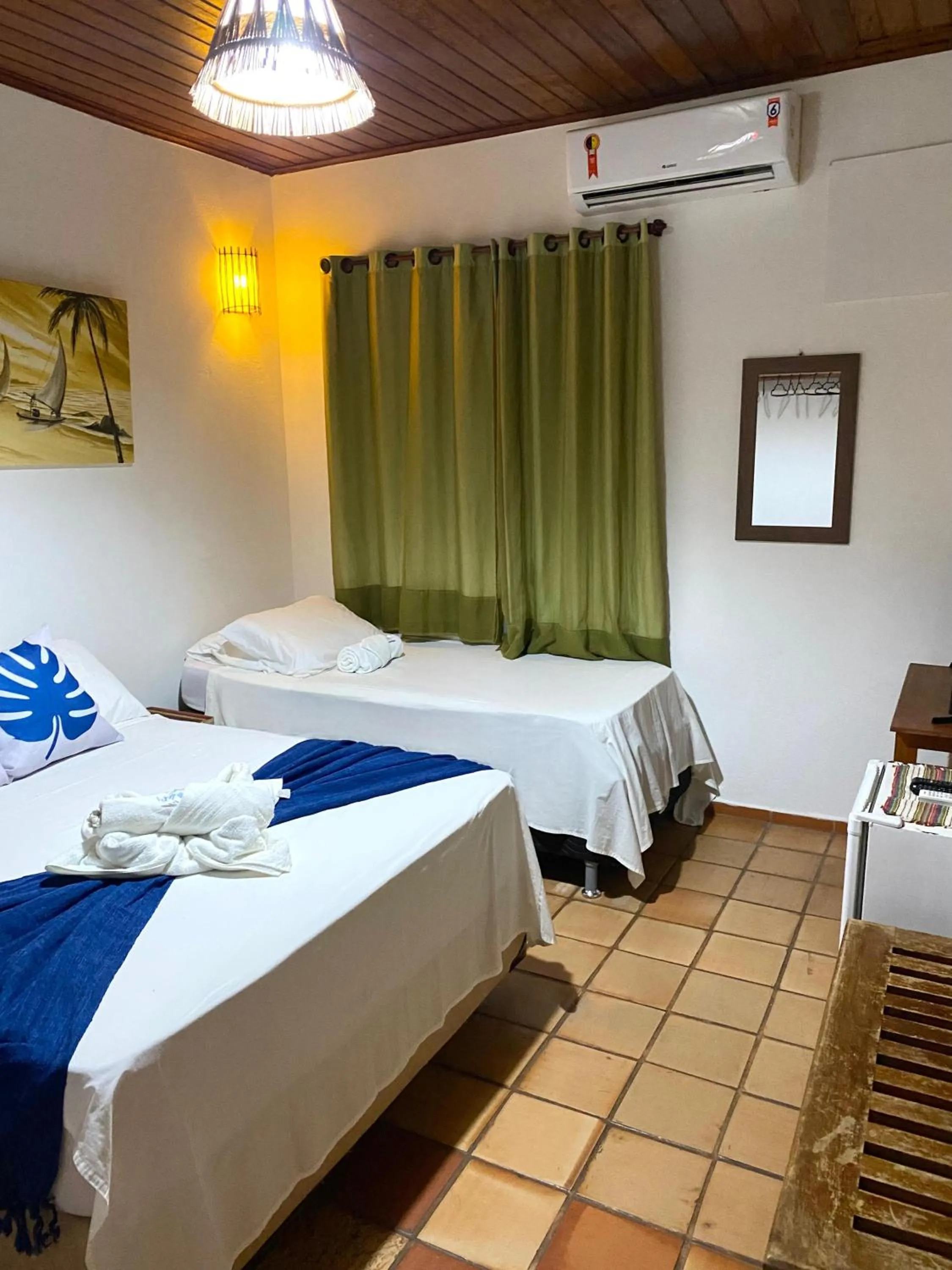 Bed in Pousada Arraial Lua Crescente