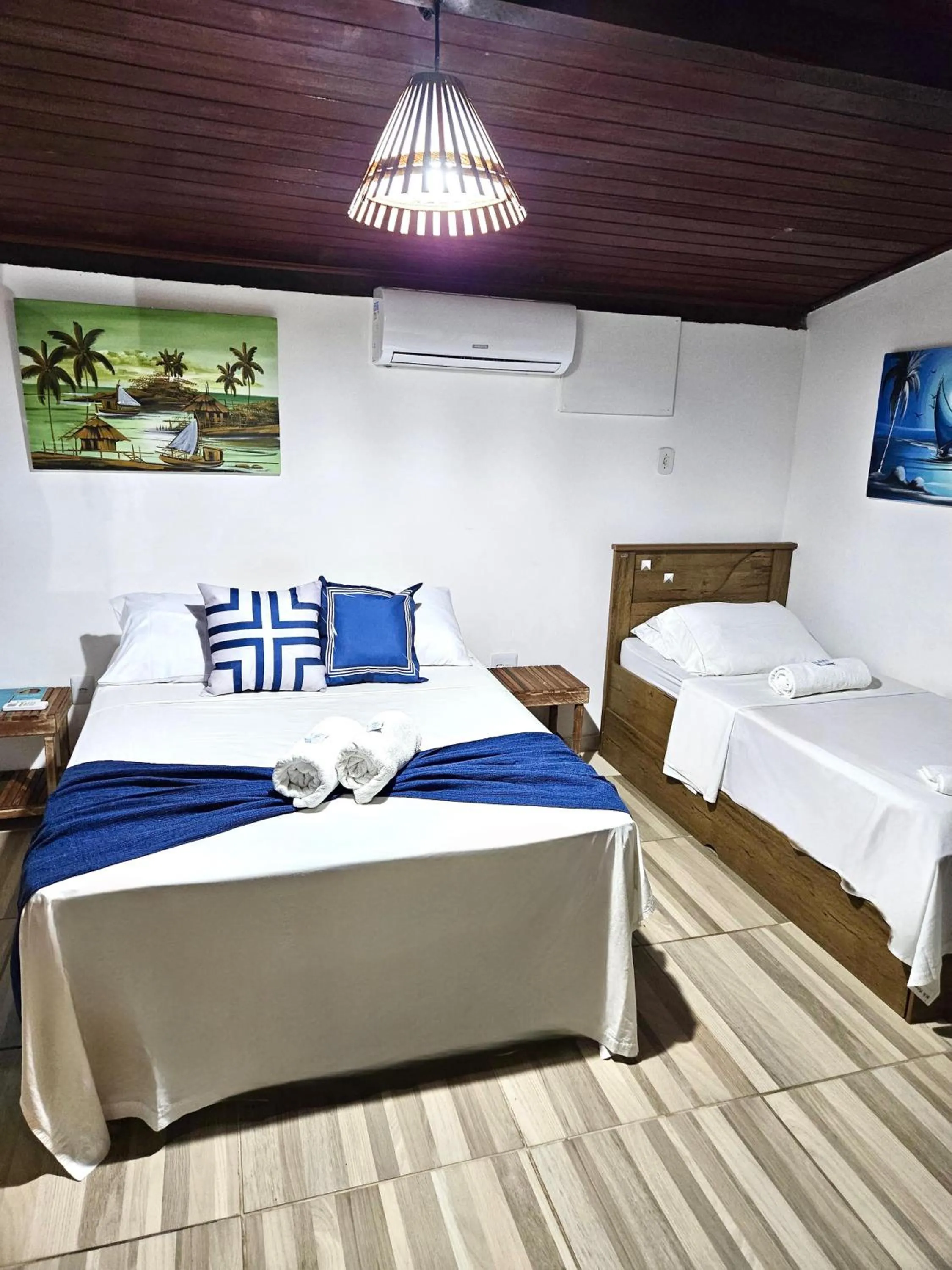 Bed in Pousada Arraial Lua Crescente