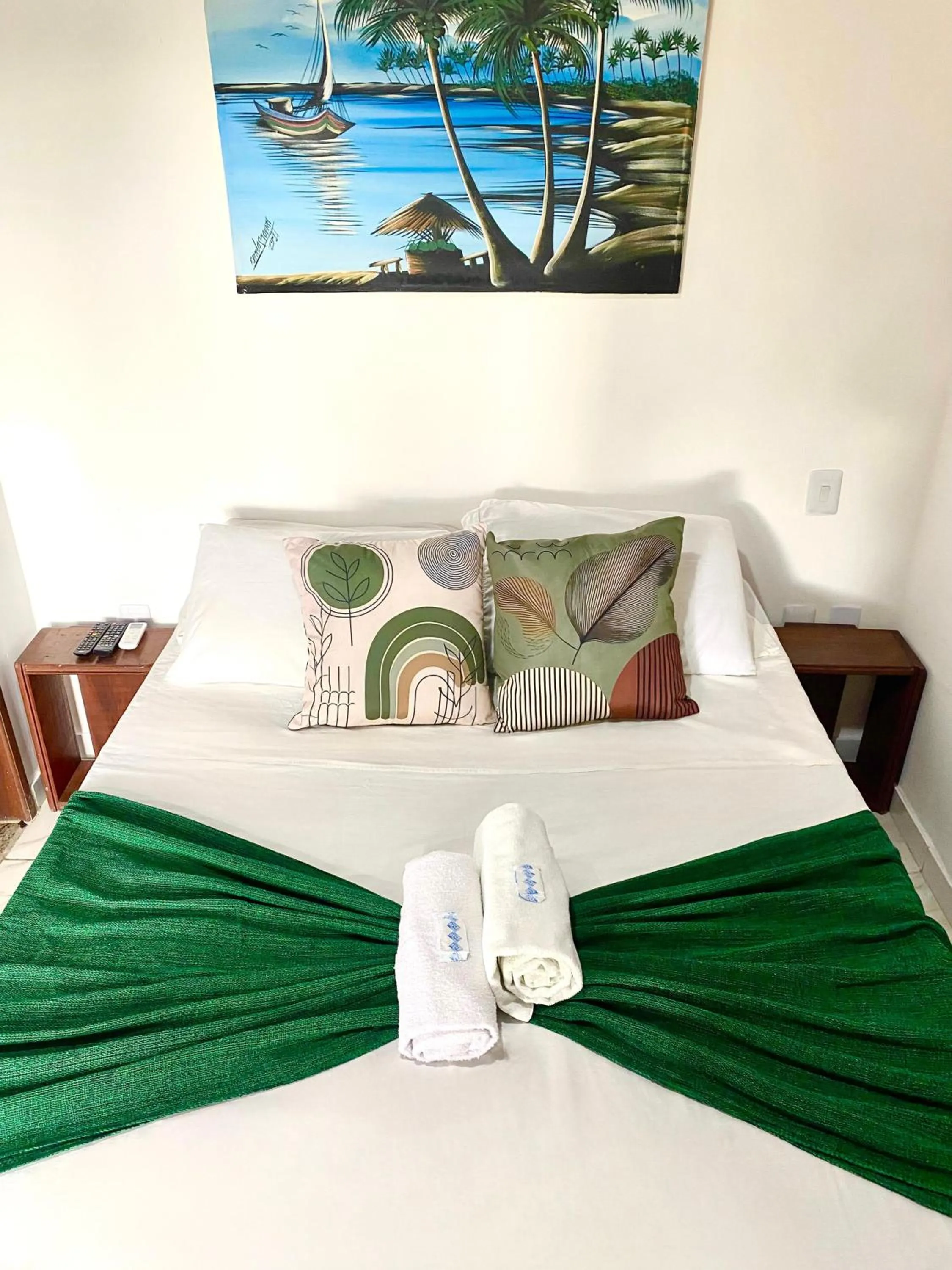 Bed in Pousada Arraial Lua Crescente