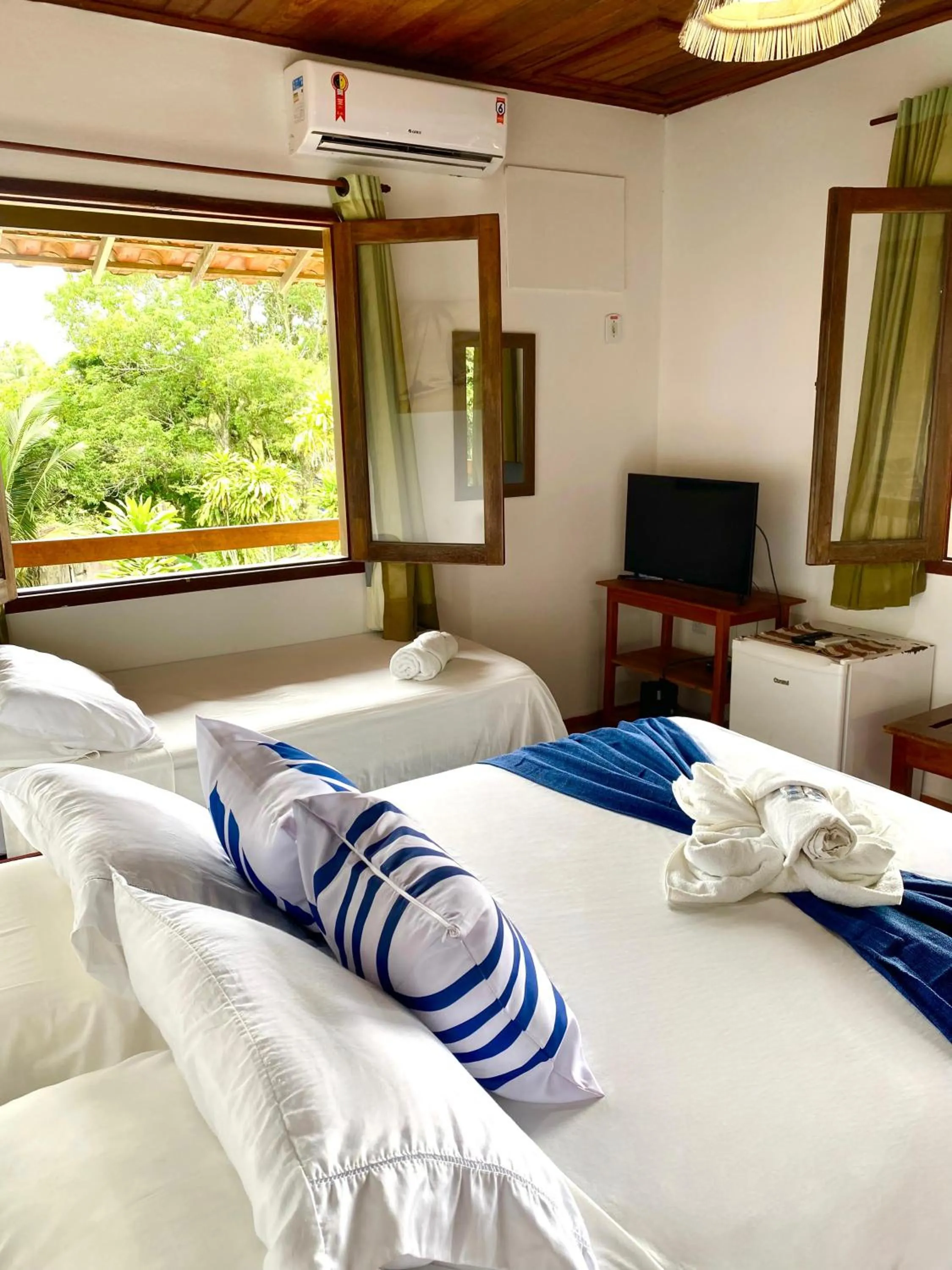 Bed in Pousada Arraial Lua Crescente