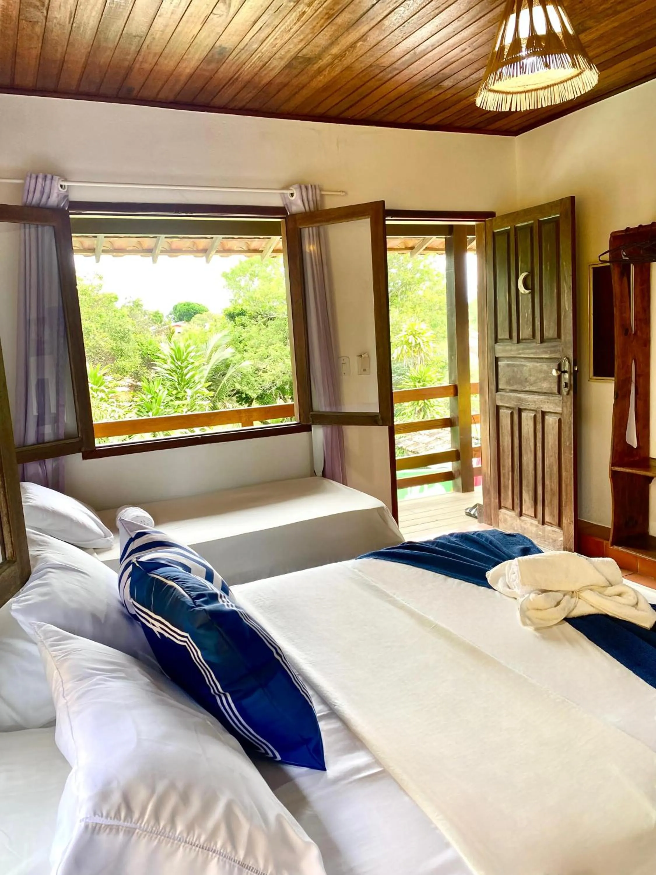 Bed in Pousada Arraial Lua Crescente