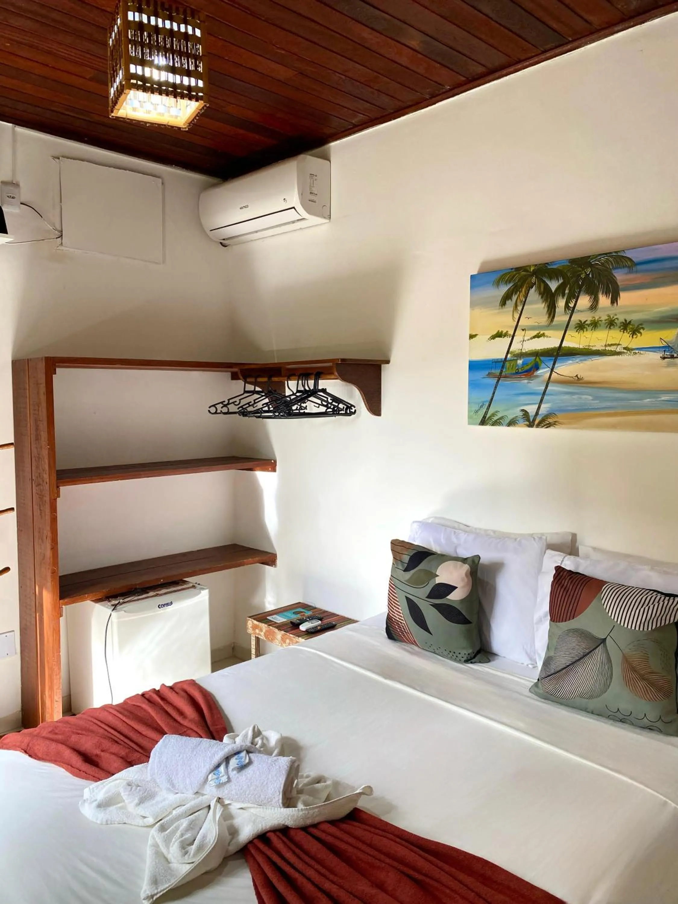 Bed in Pousada Arraial Lua Crescente