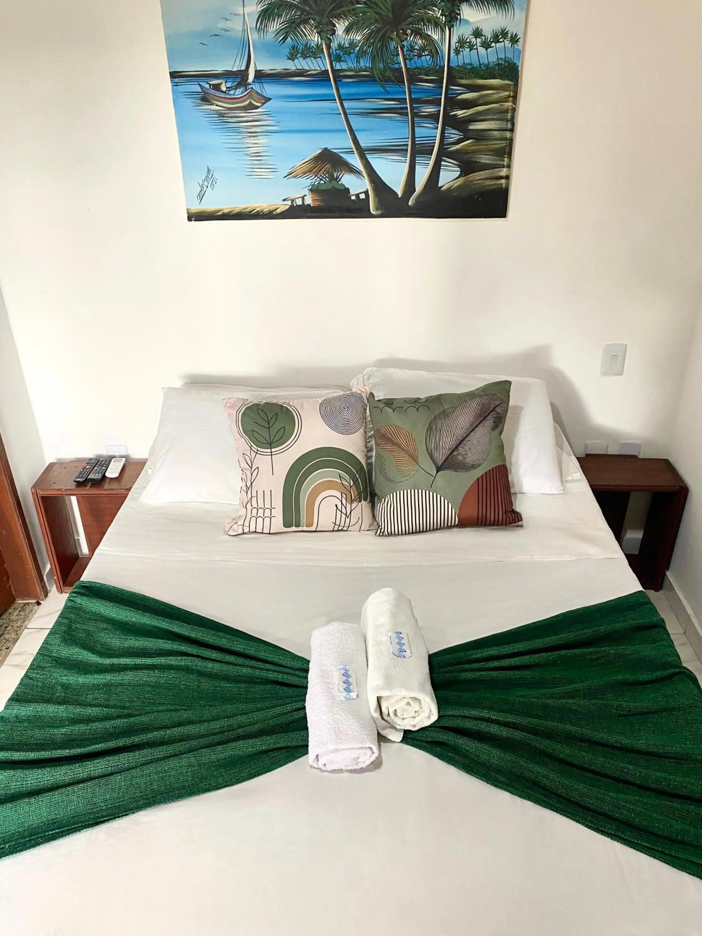 Bed in Pousada Arraial Lua Crescente