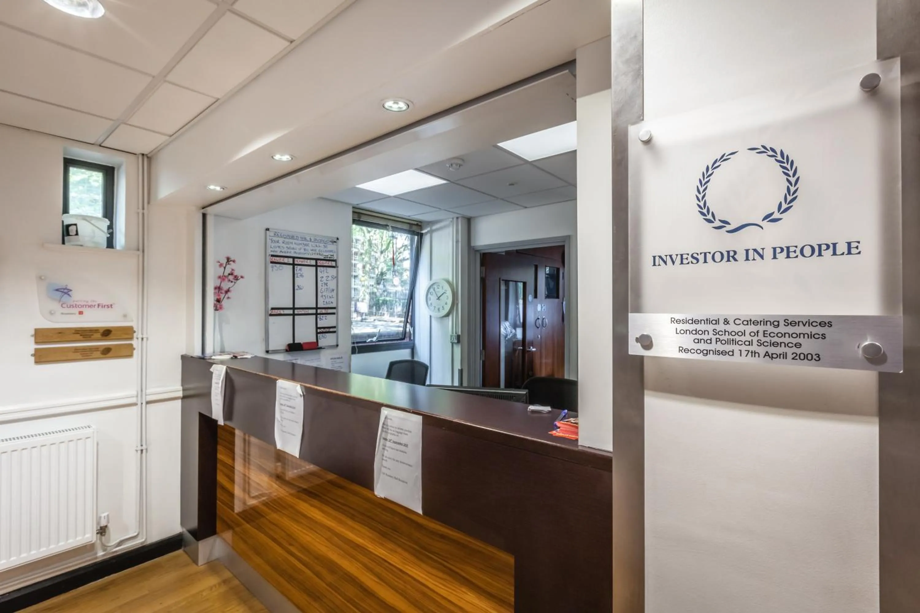 Lobby or reception in LSE Rosebery Hall