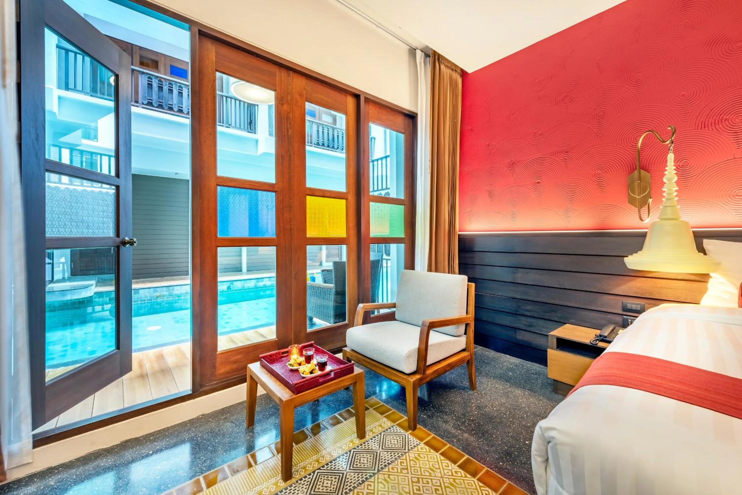 Bedroom, Bed in Monkham Village Hat Yai