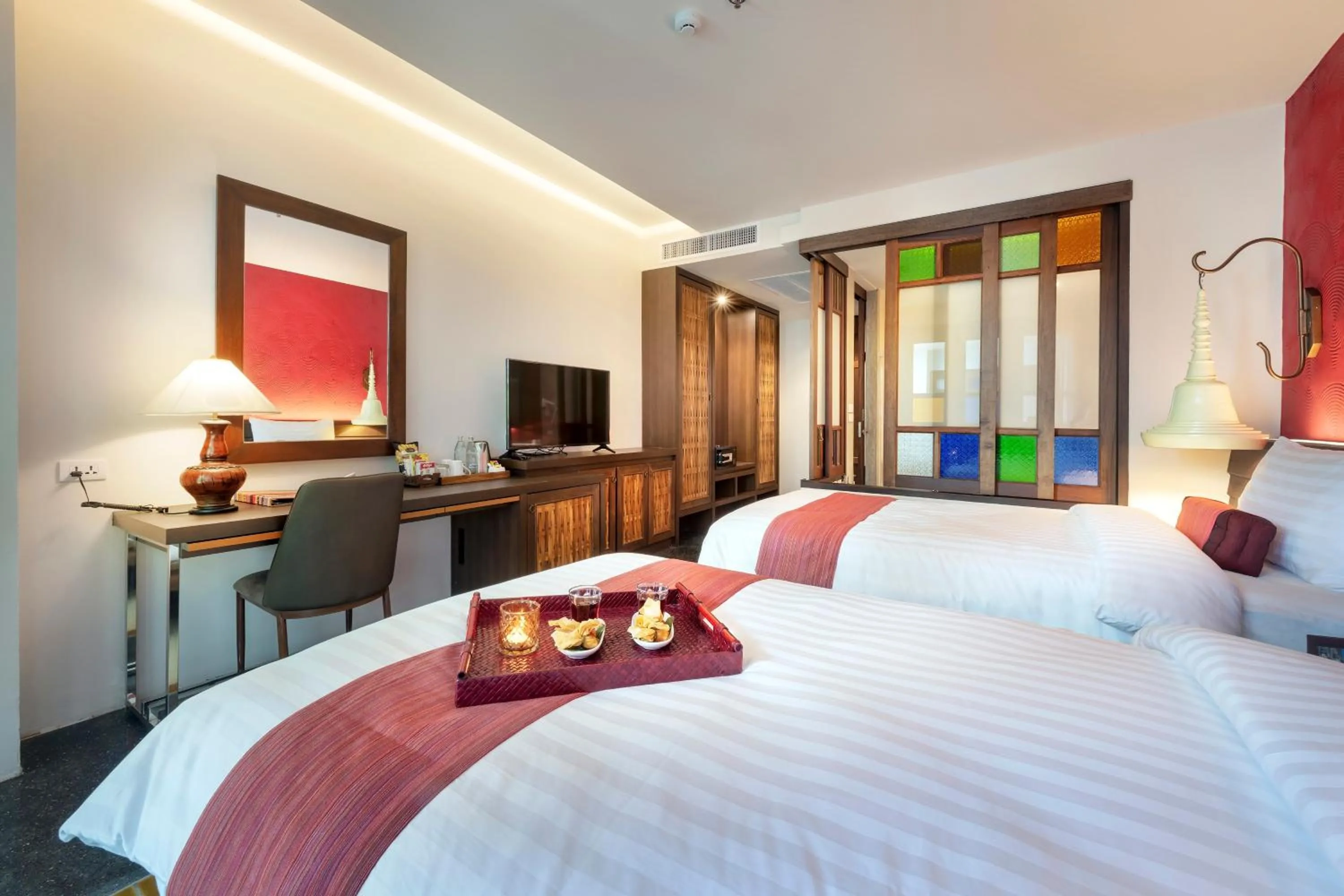 Bedroom, Bed in Monkham Village Hat Yai