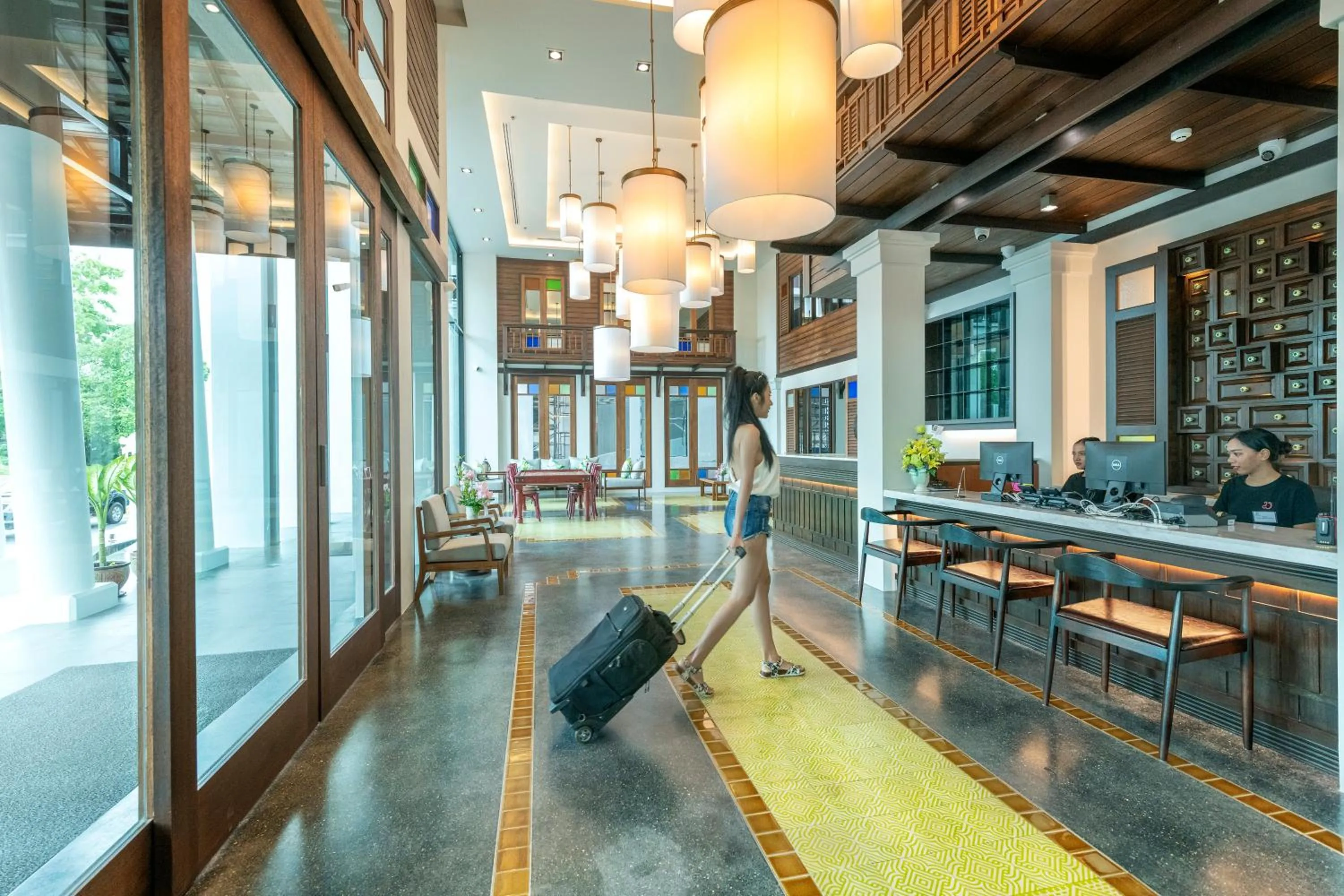 Lobby or reception in Monkham Village Hat Yai