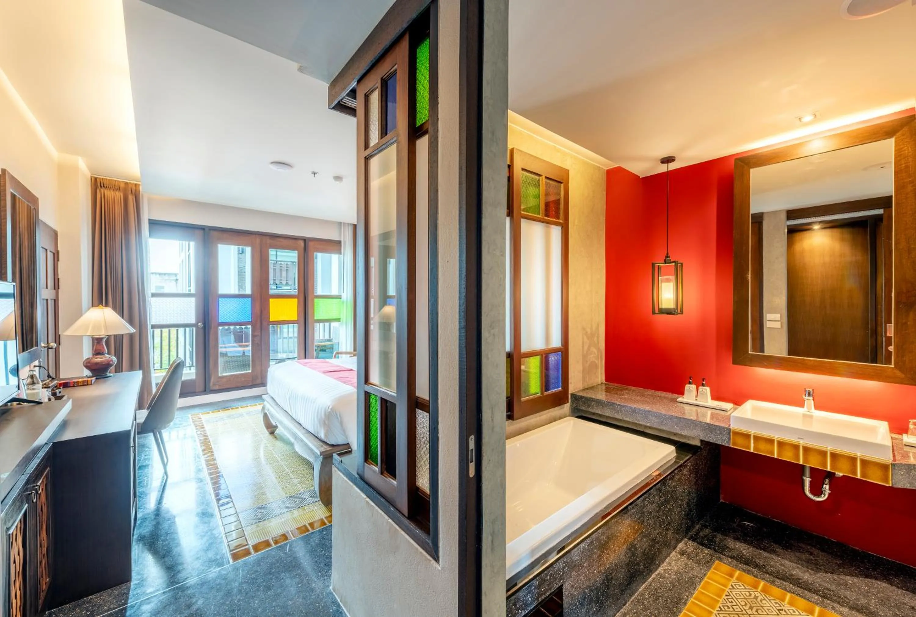 Bedroom, Bed in Monkham Village Hat Yai