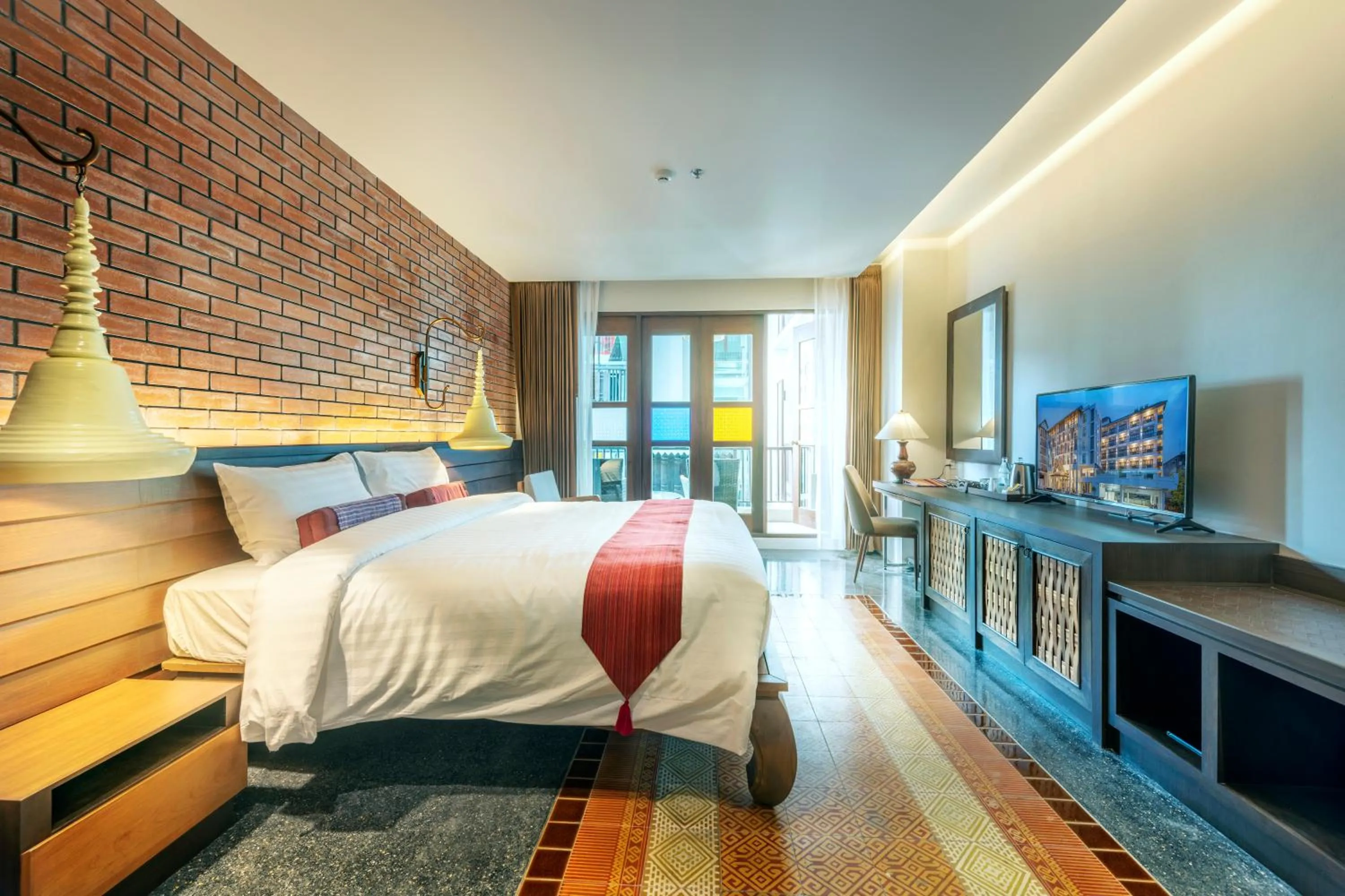 Bedroom, Bed in Monkham Village Hat Yai