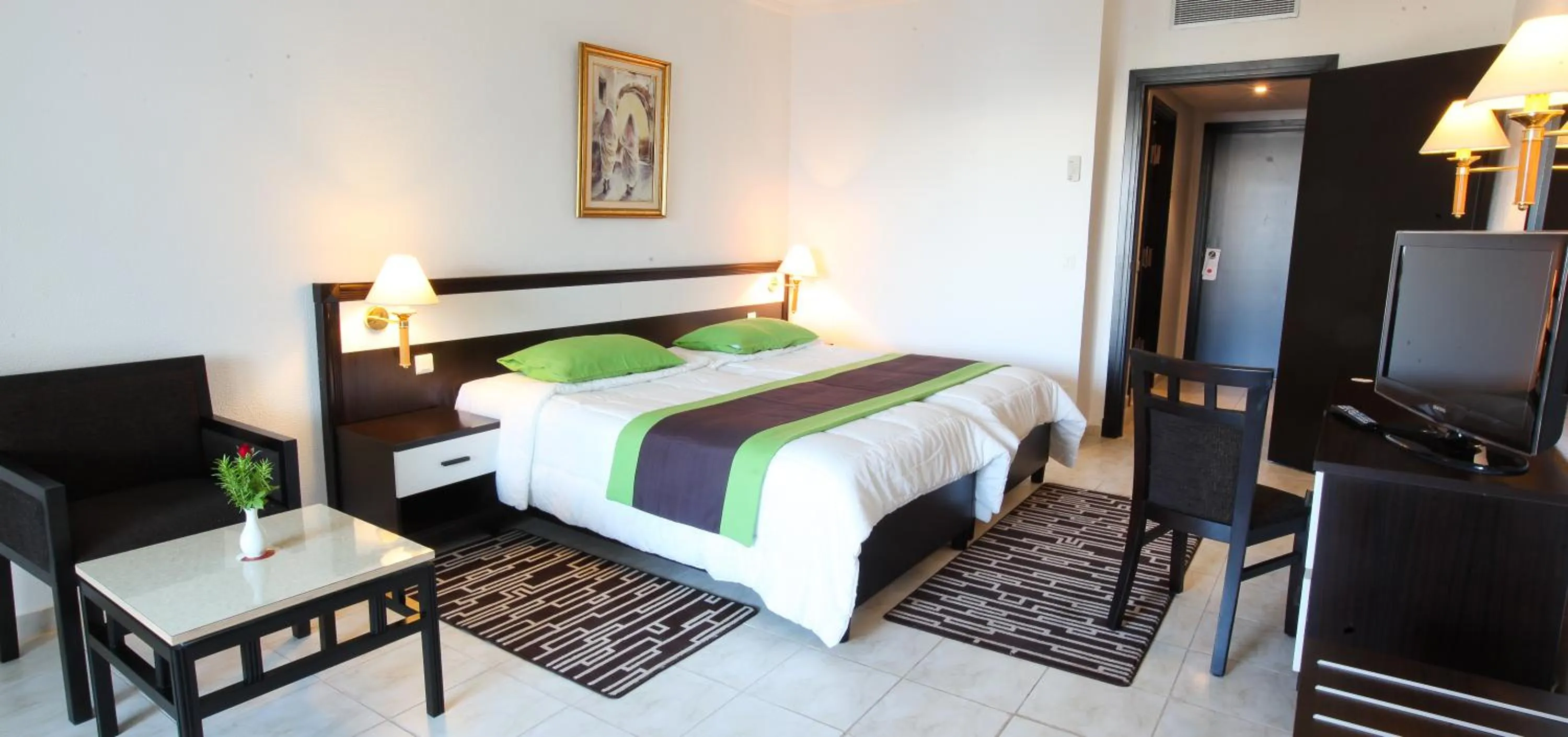 Bedroom, Bed in El Mouradi Djerba Menzel