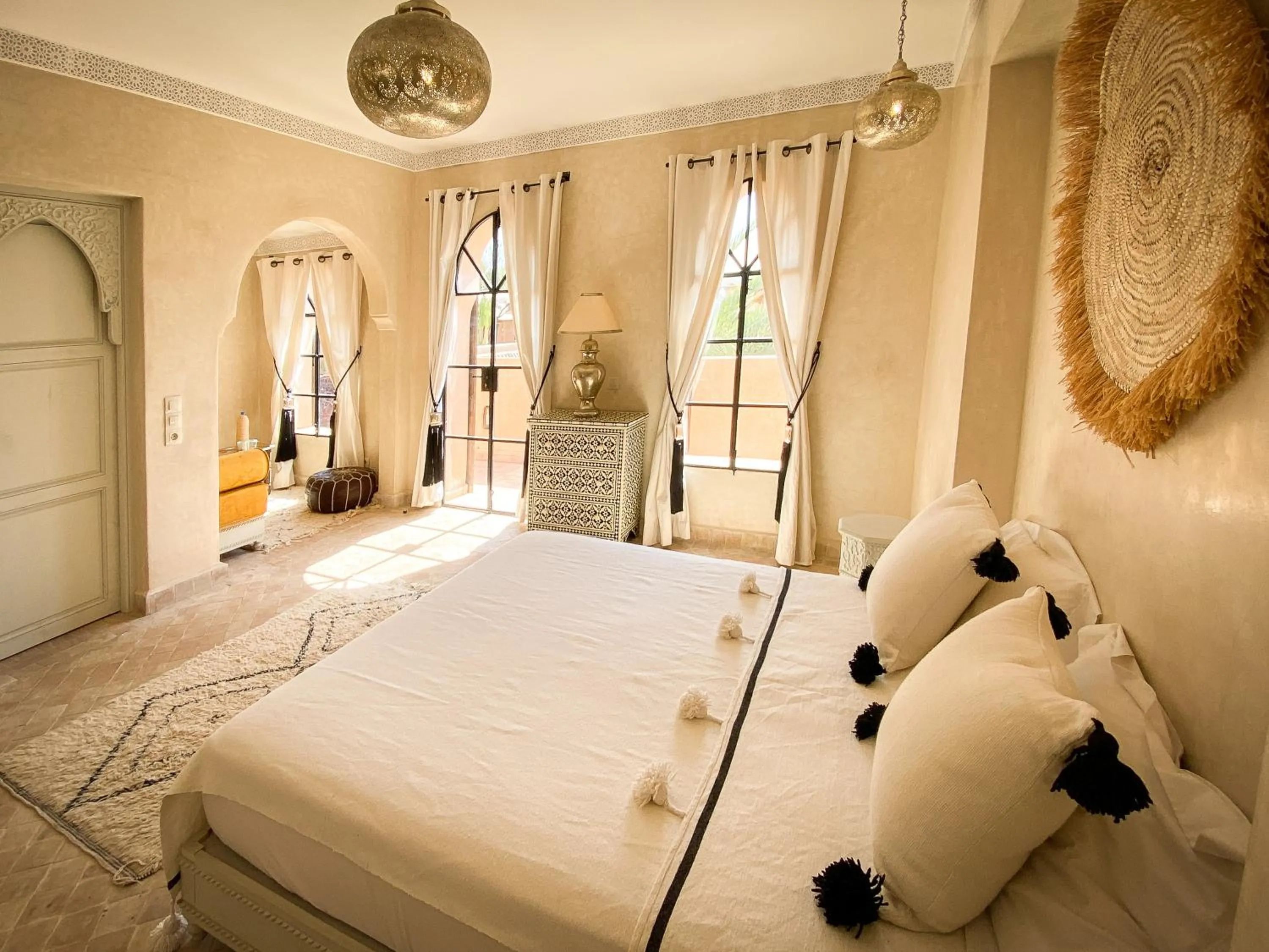 Bed in Riad Selouane