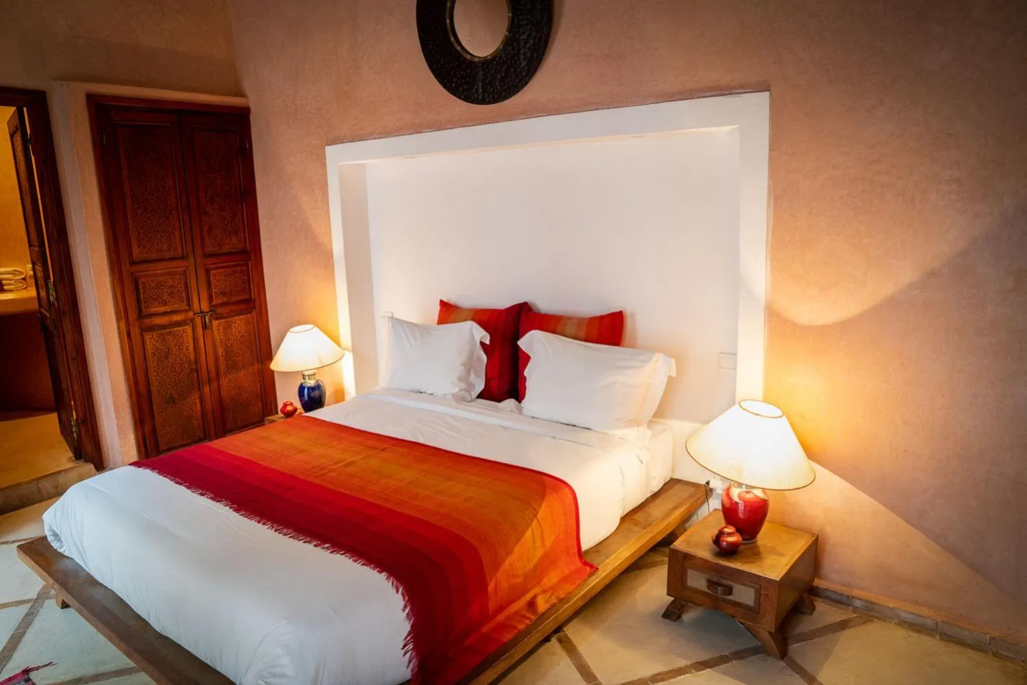 Bed in Riad Selouane