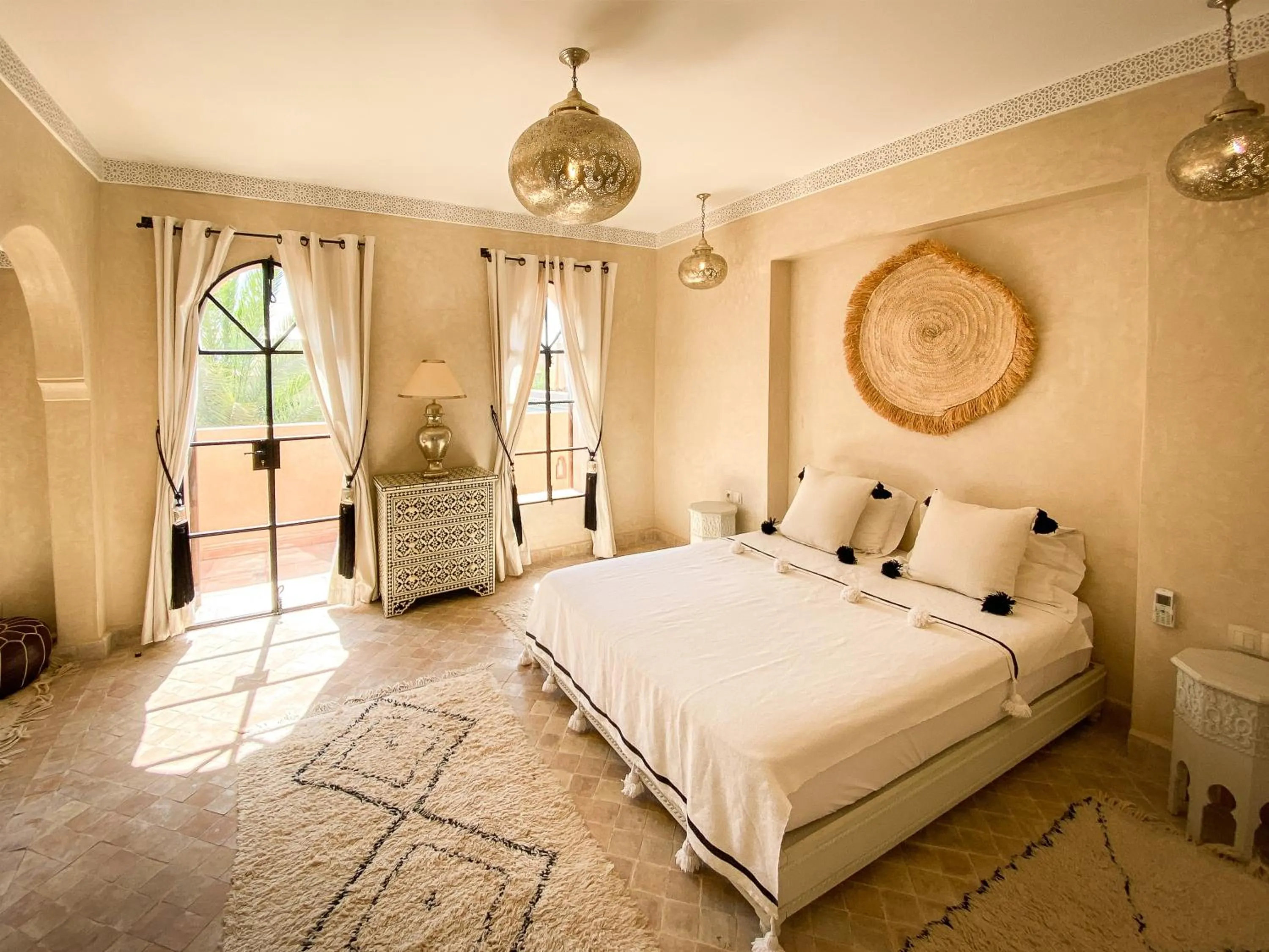 Bed in Riad Selouane