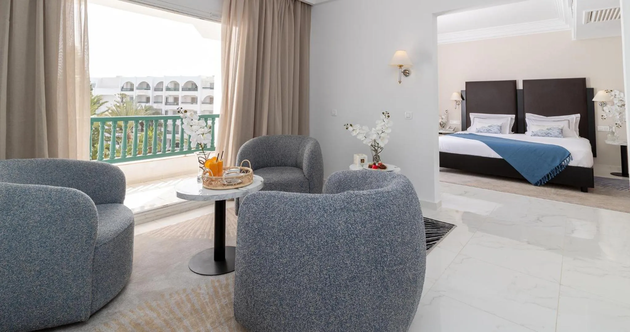 Bedroom, Bed in El Mouradi Palace- Couple et Famille uniquement