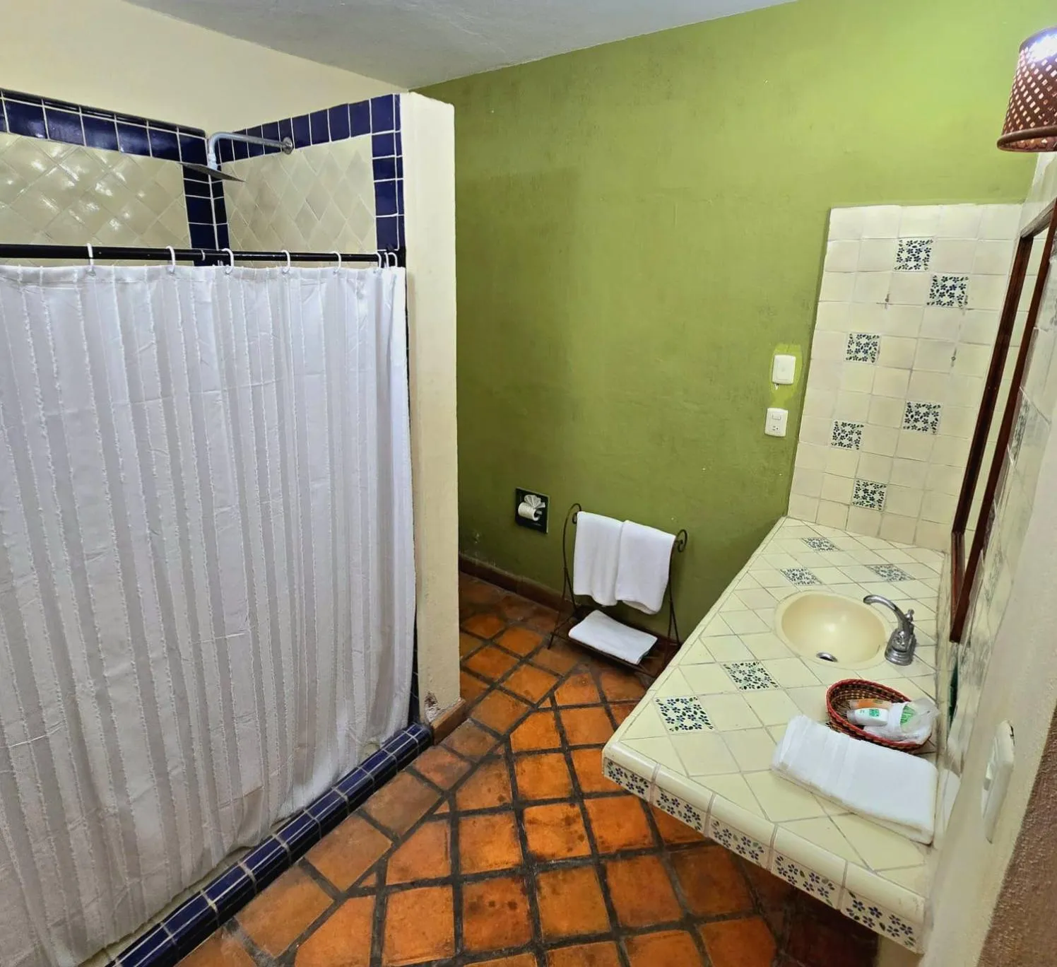 Shower in Hotel Casa Morena