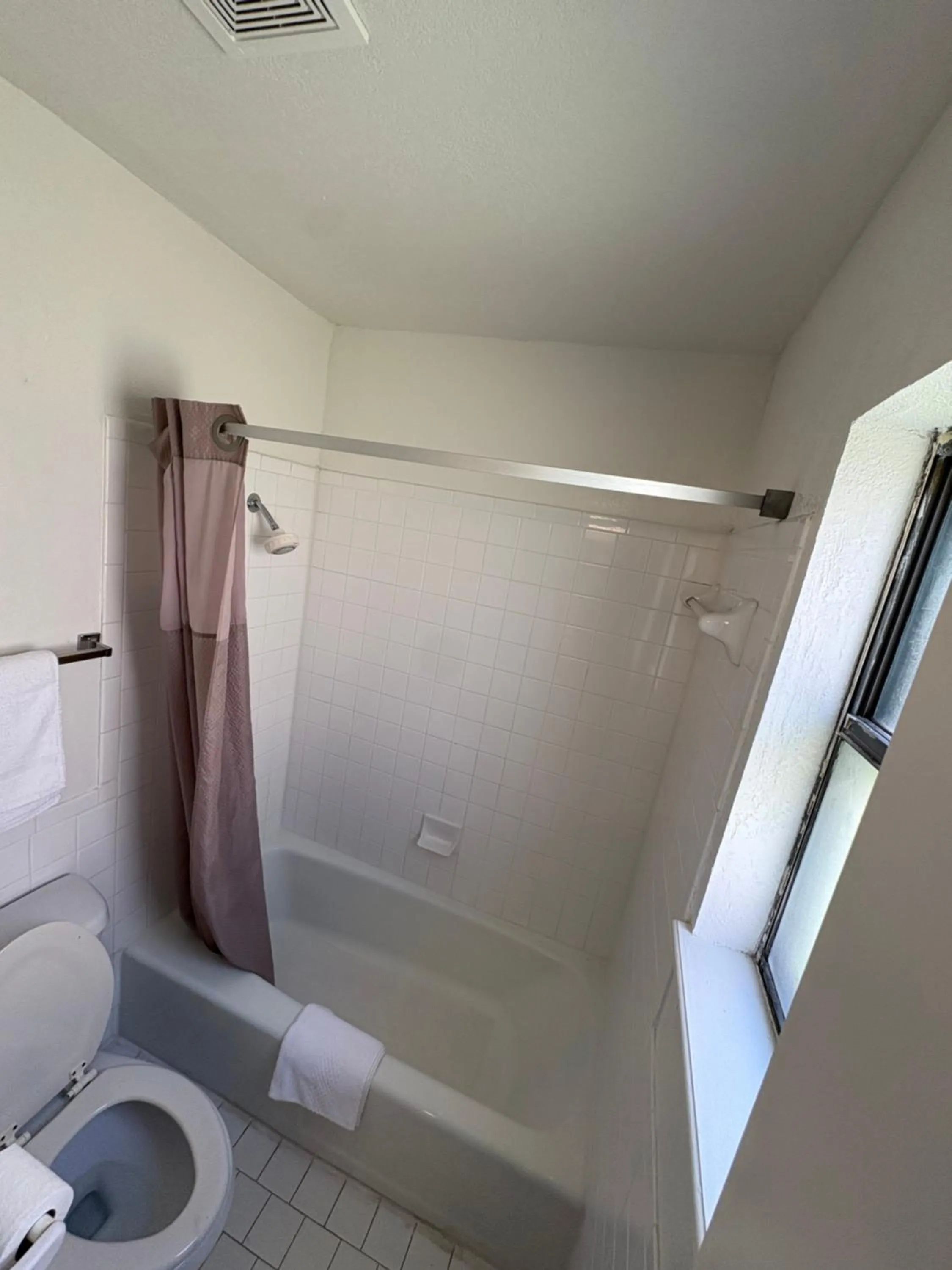 Shower in Econo Lodge