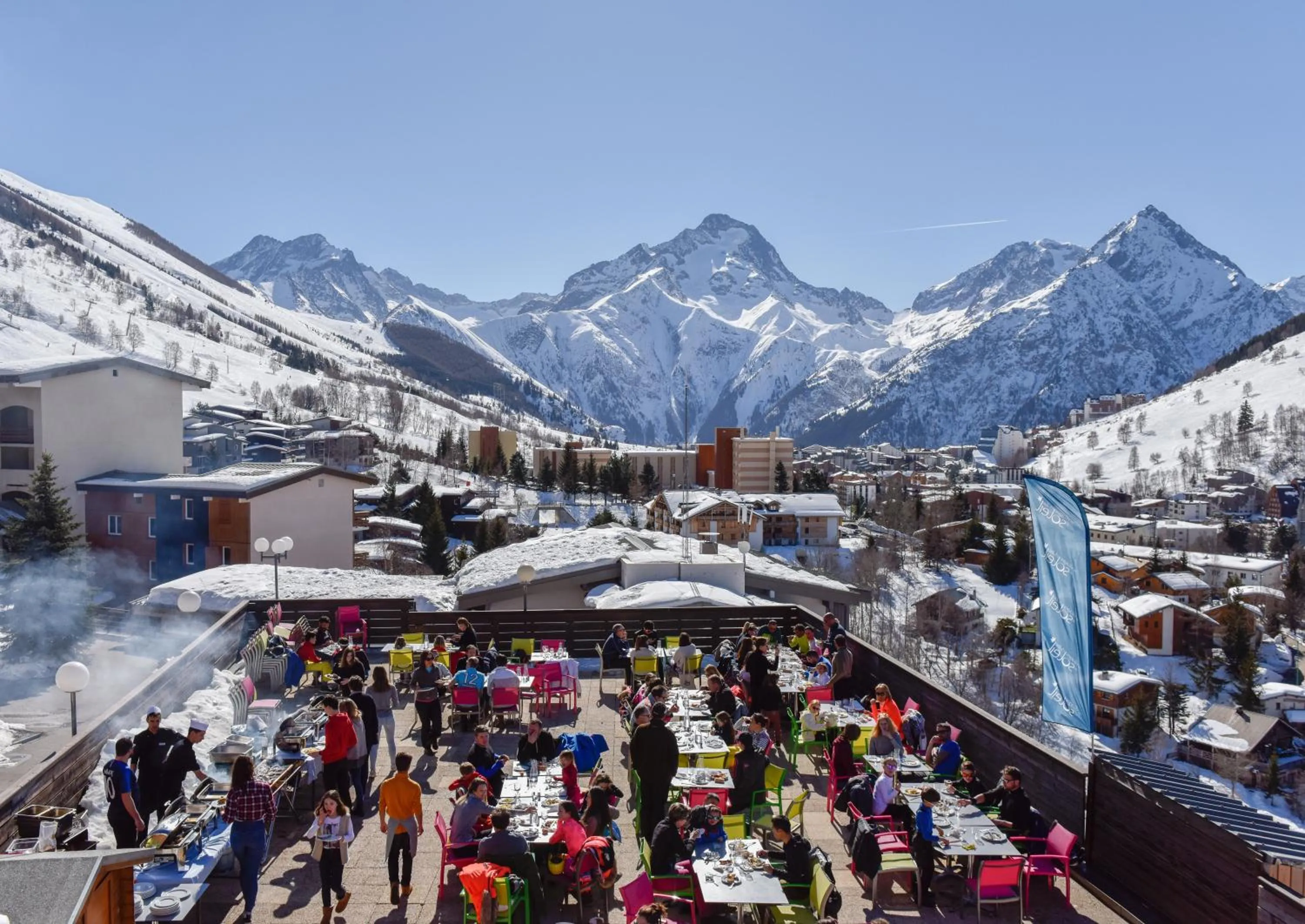 Patio in Villages Clubs du Soleil - LES 2 ALPES