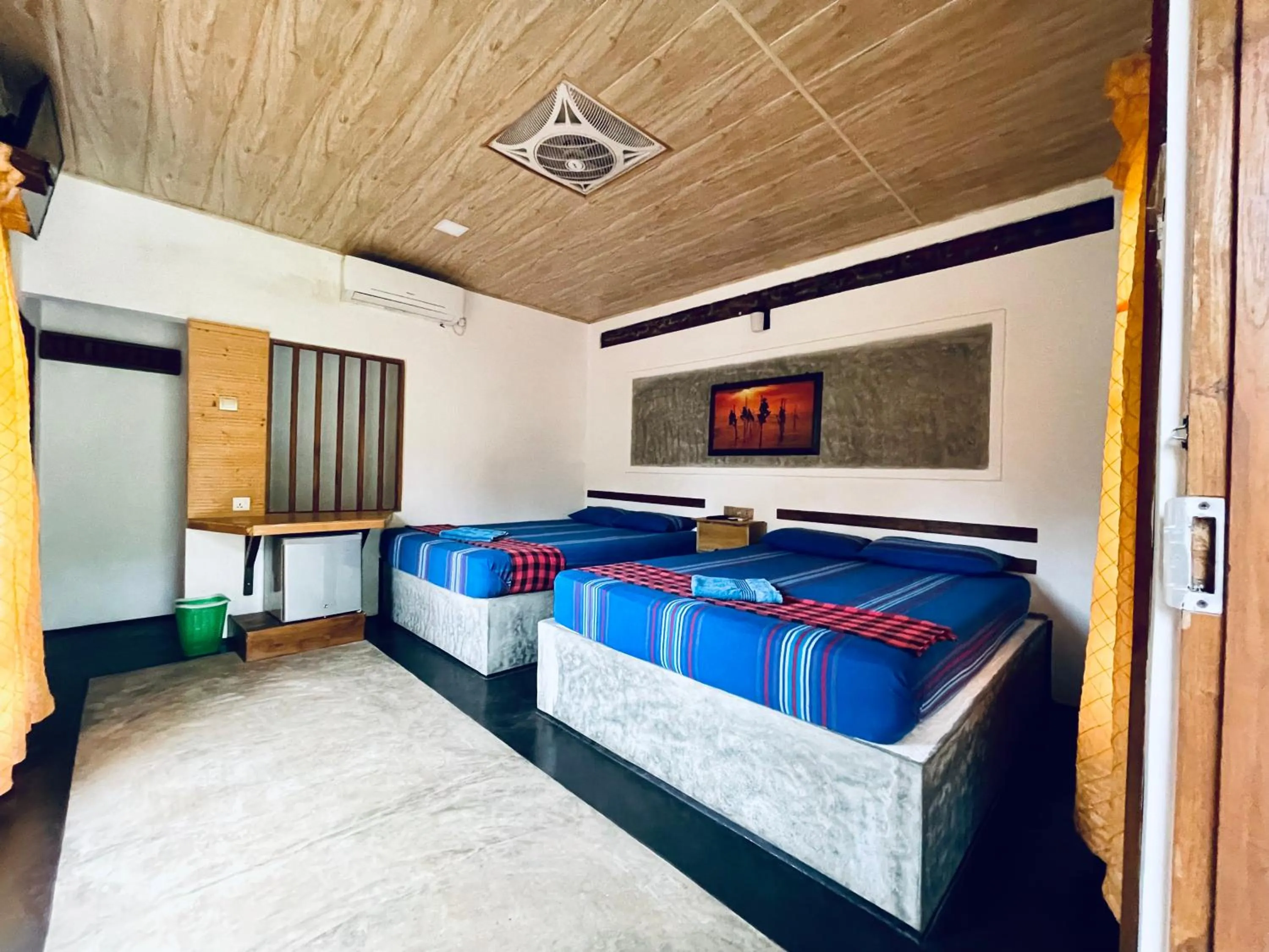 Bed in Green Cottage