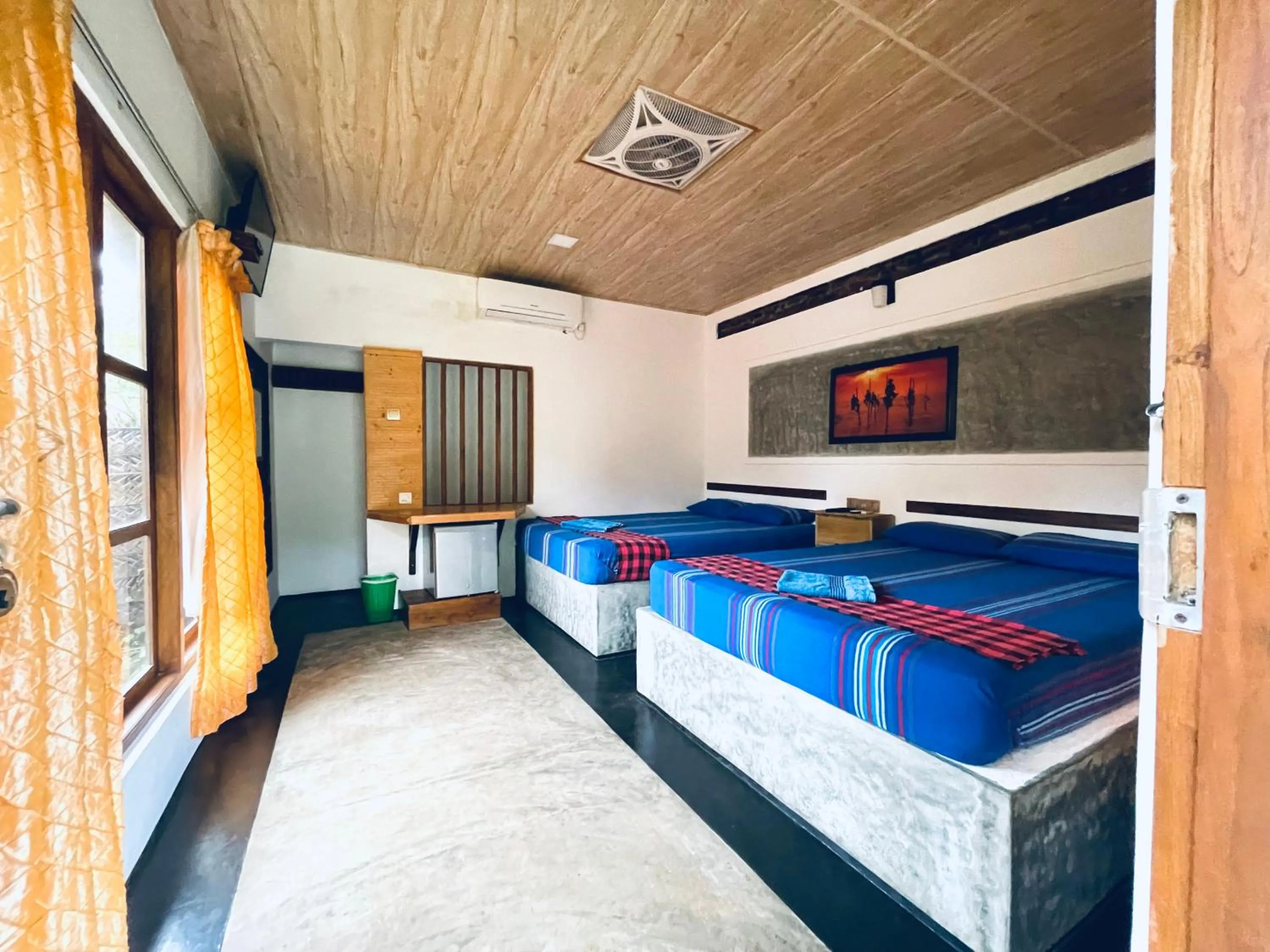 Bed in Green Cottage