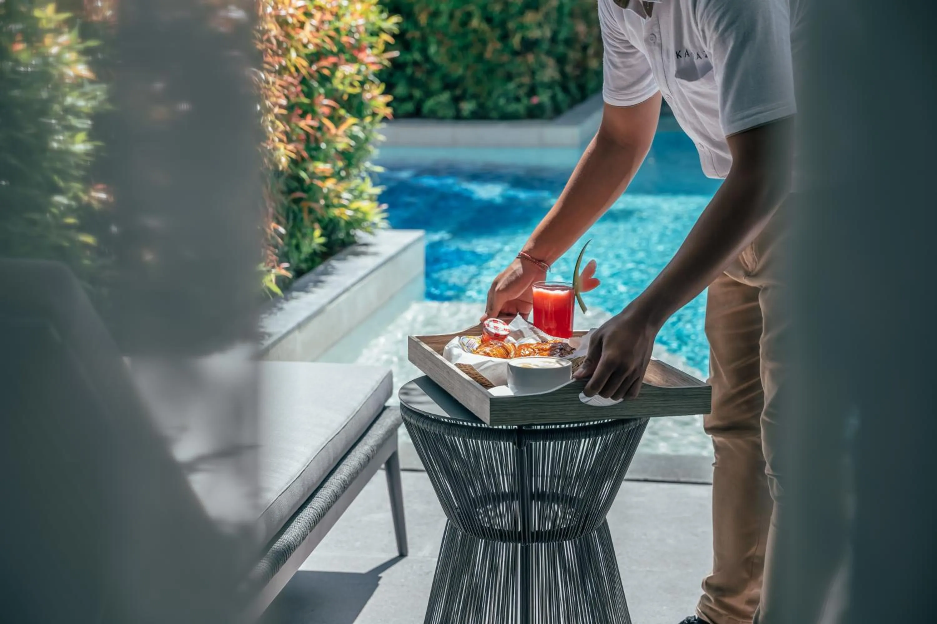 Breakfast in Kanvaz Village Resort Seminyak