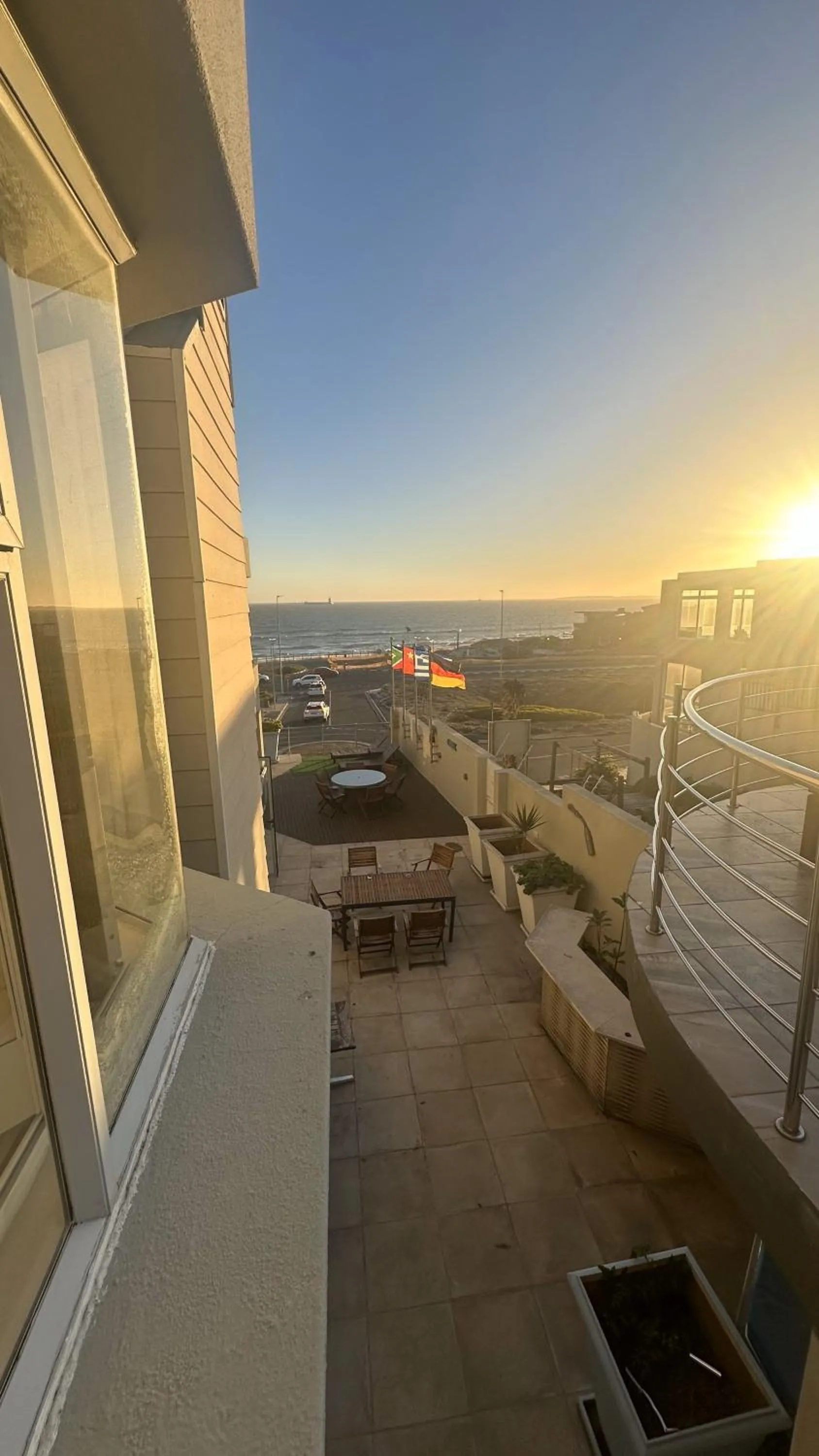 Patio in Oceansnest Guest House