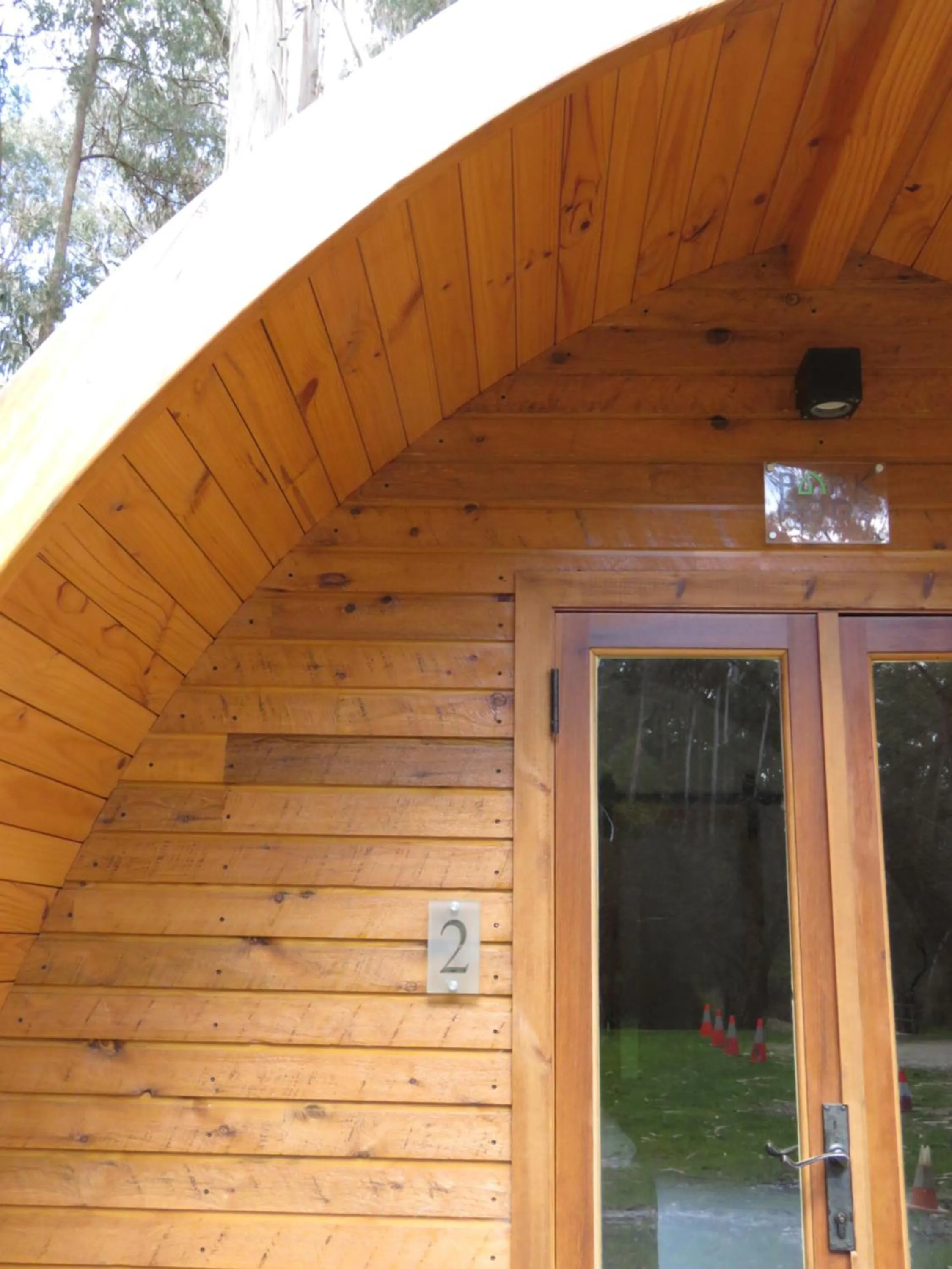 Facade/entrance in Beechworth Holiday Park
