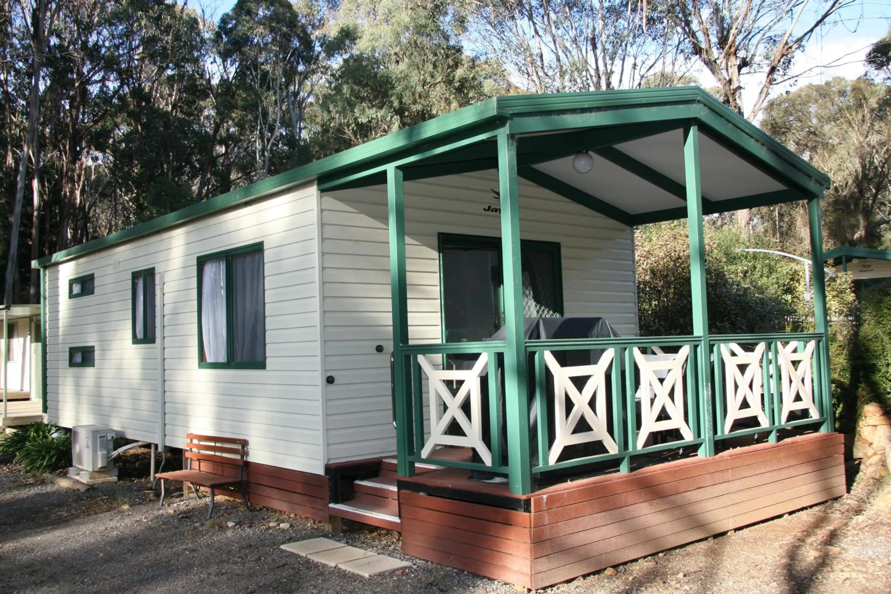Balcony/Terrace in Beechworth Holiday Park