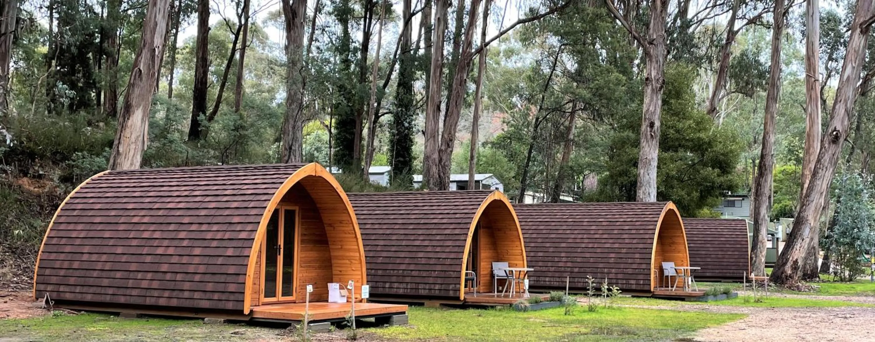 Property building in Beechworth Holiday Park