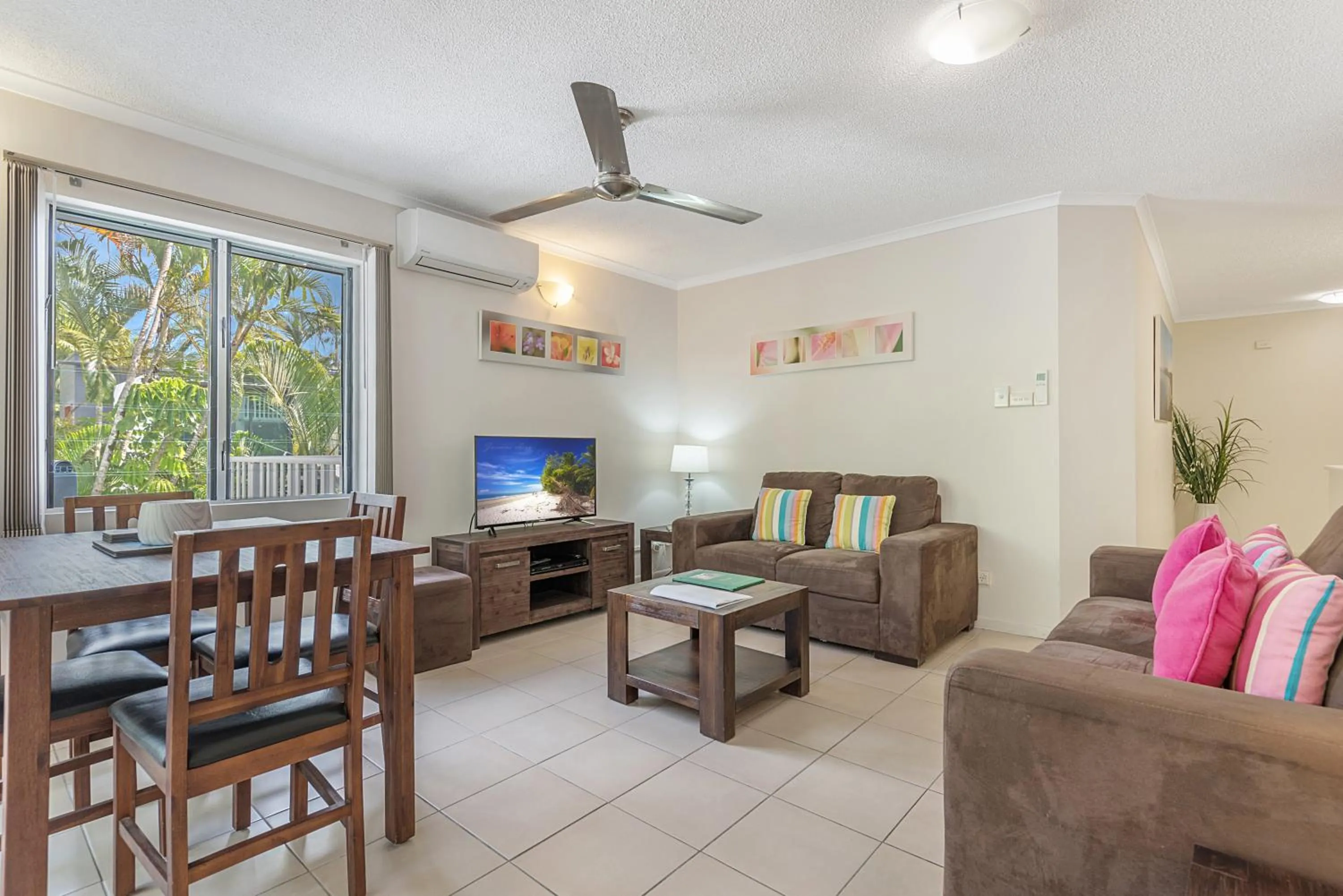 Living room in Outrigger Apartments Port Douglas