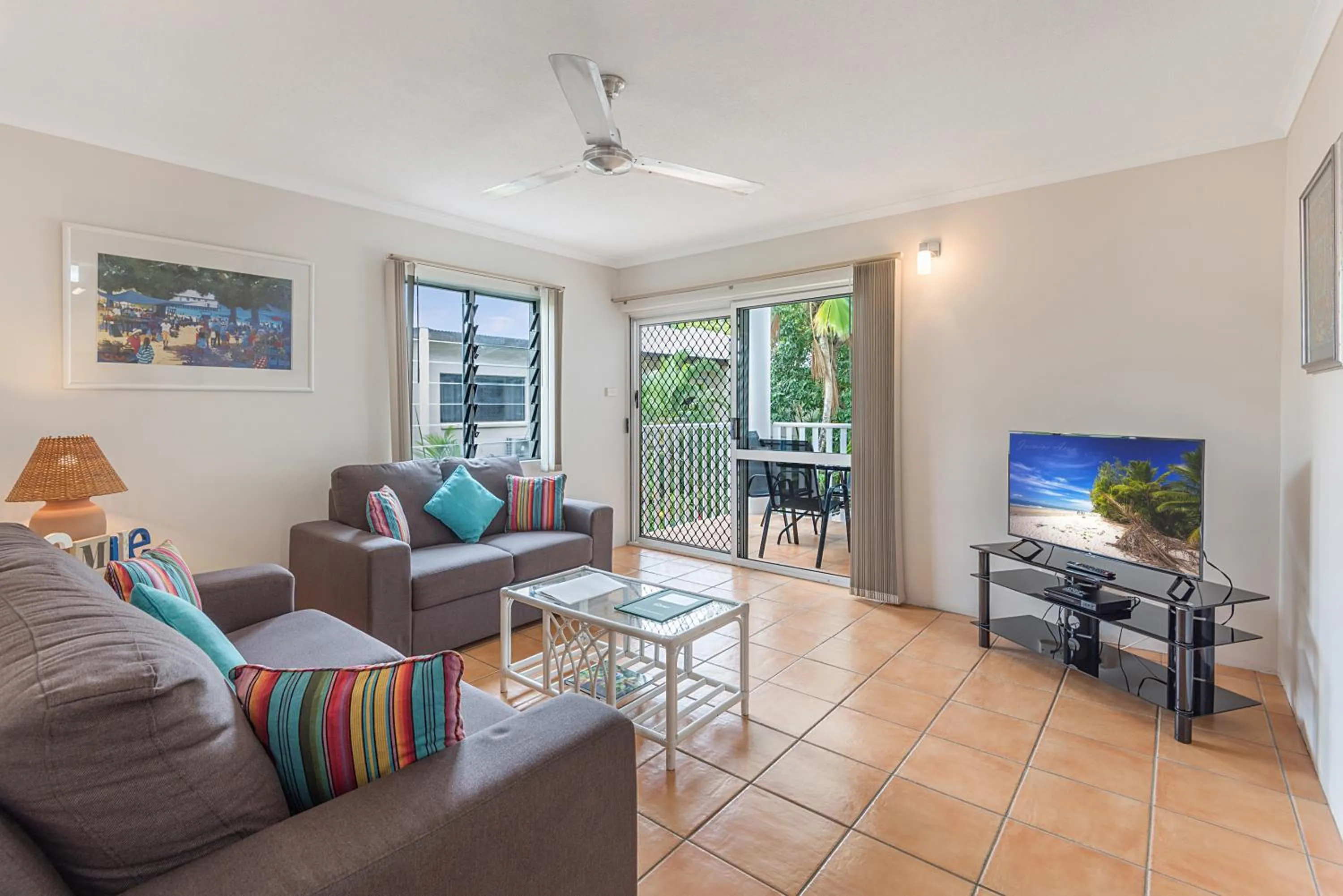 Living room in Outrigger Apartments Port Douglas