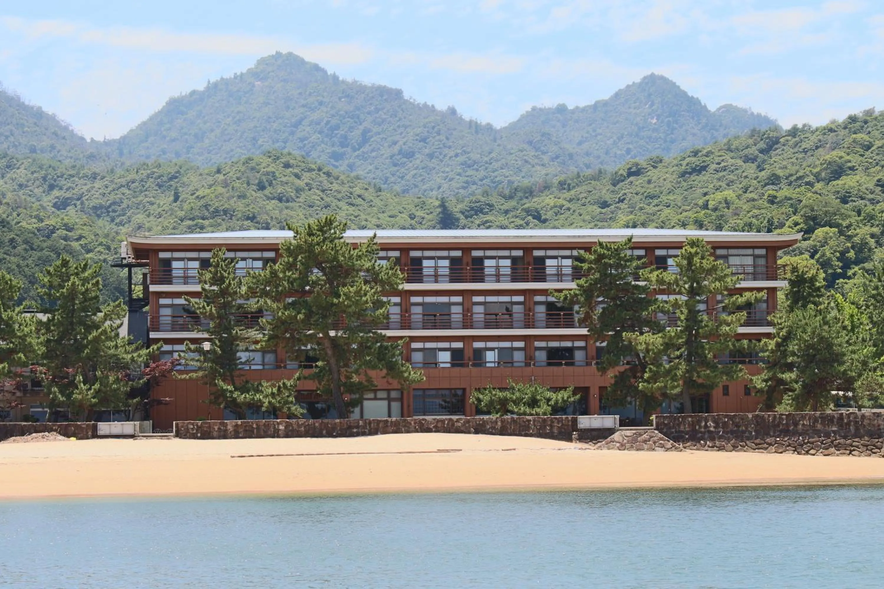 Property building in Miyajima Seaside Hotel