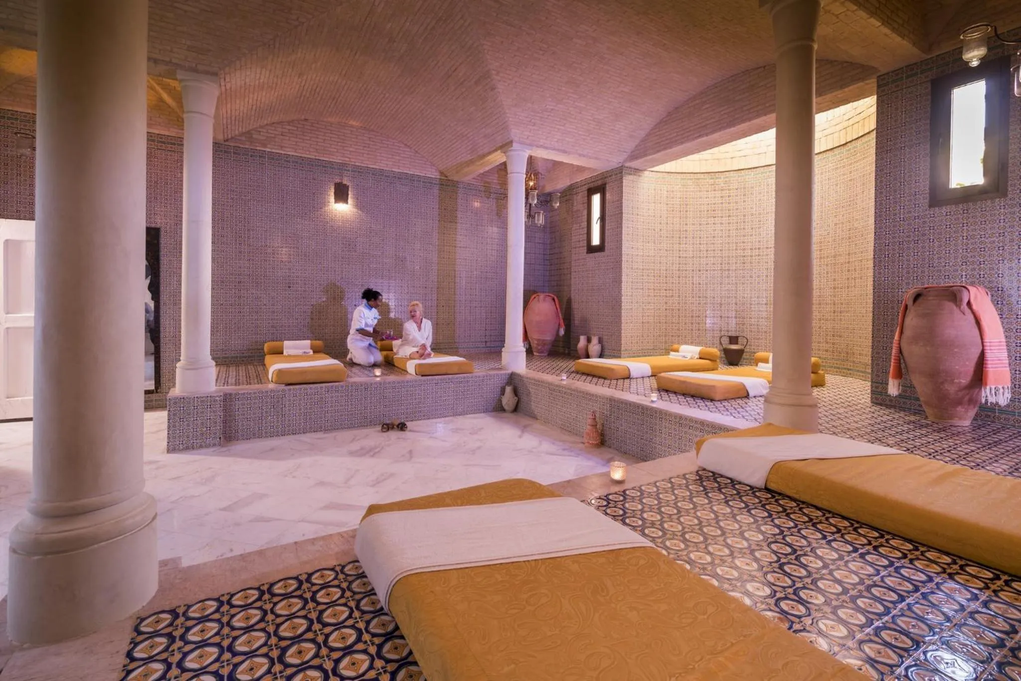 Hot Spring Bath in Palm Beach Palace Tozeur