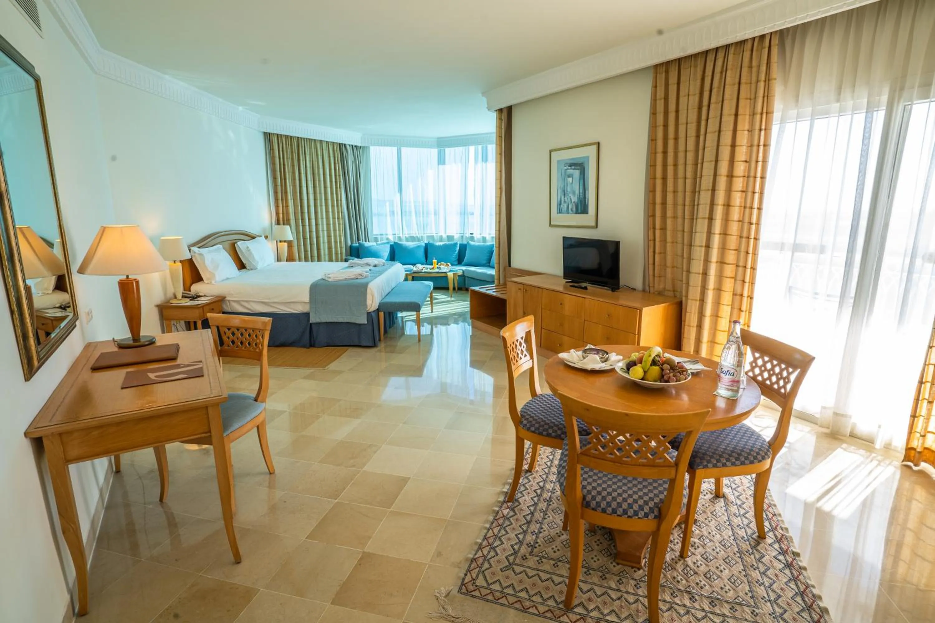 Bed in Vincci Saphir Palace & Spa