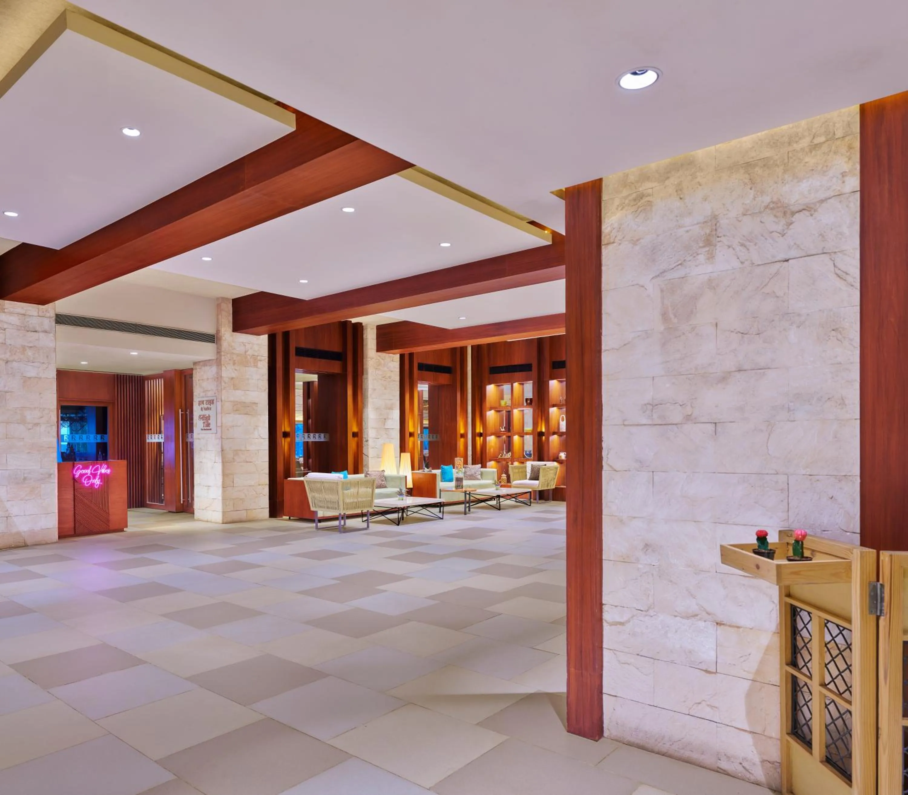 Lobby or reception in The Resort