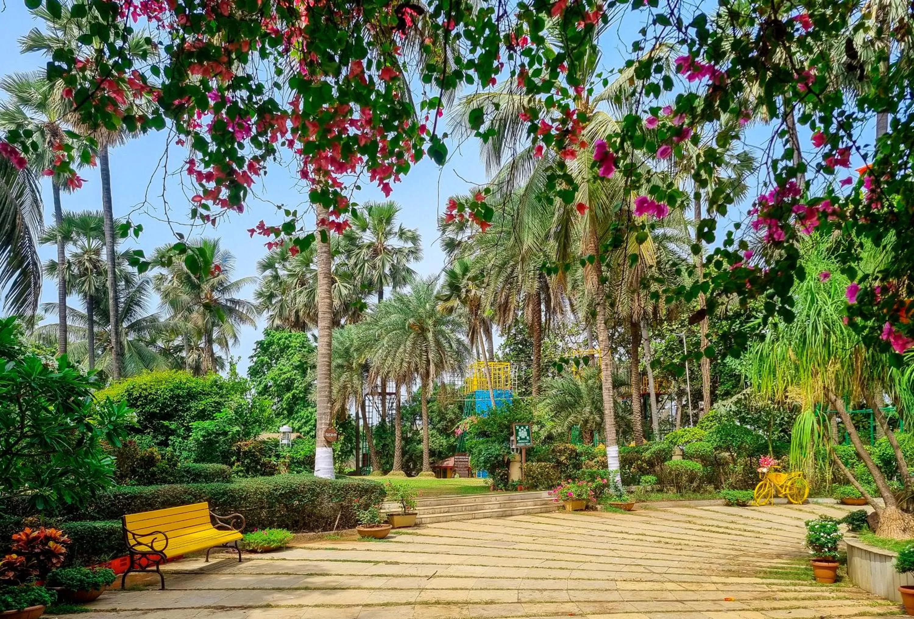 Garden view in The Resort